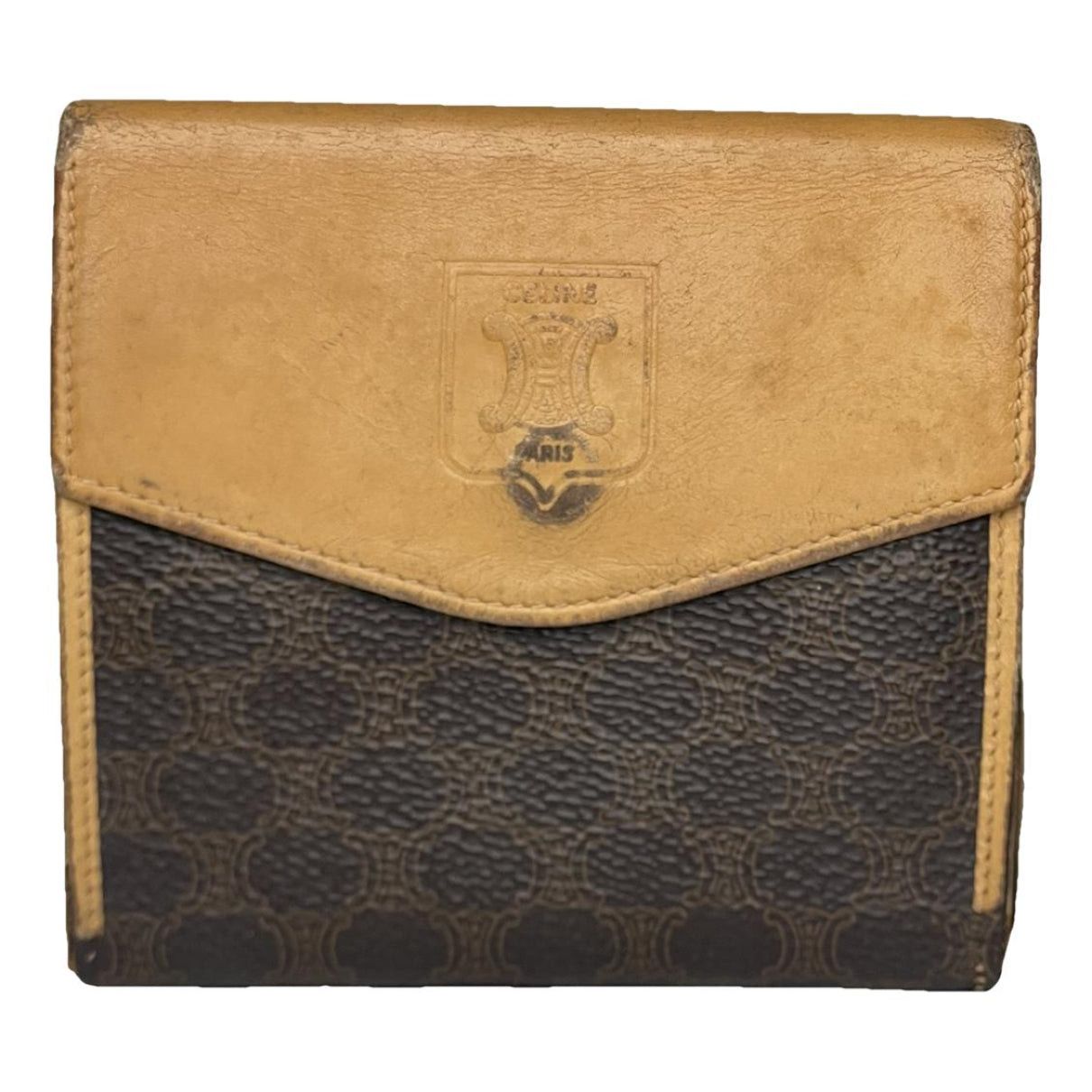 Celine Triomphe Brown Leather Wallet Size ONE SIZE - 1 Thumbnail