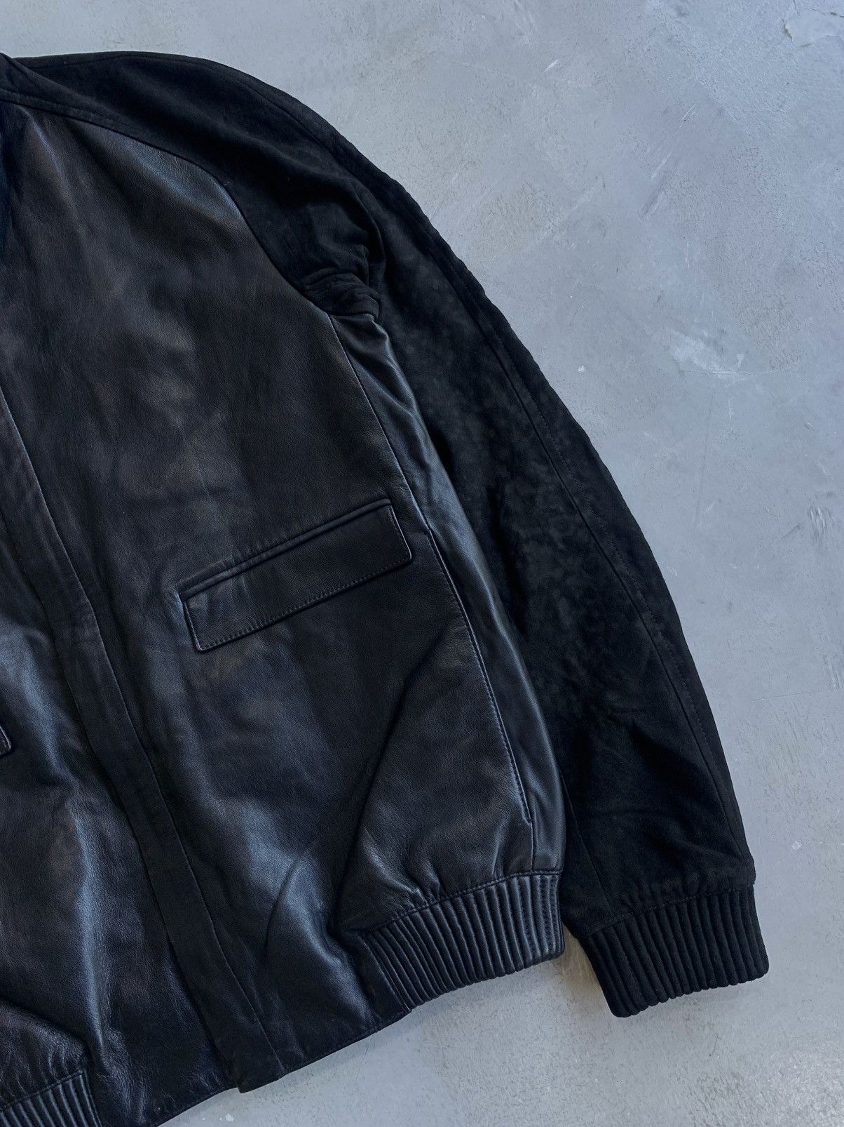 Dior Dior Homme - Leather Suede Zip Jacket Size US S / EU 44-46 / 1 - 5 Thumbnail