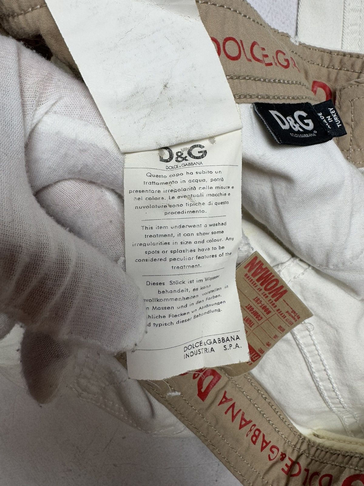 Dolce & Gabbana × Vintage Dolce & Gabbana Pants Vintage Size 28" / US 6 / IT 42 - 9 Thumbnail