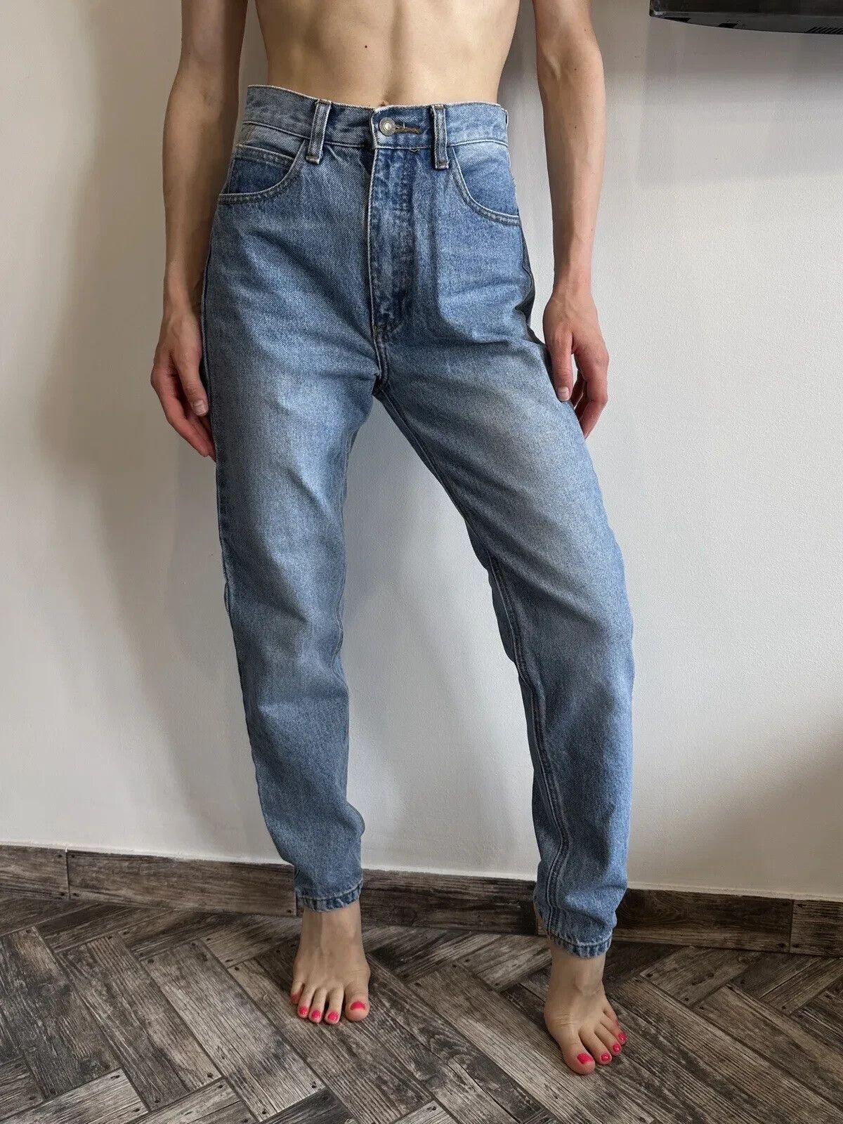 Other J.Galt Brandy Melville Mom Jeans High Waist Straight Leg Size 25" / US 0 / IT 36 - 3 Thumbnail