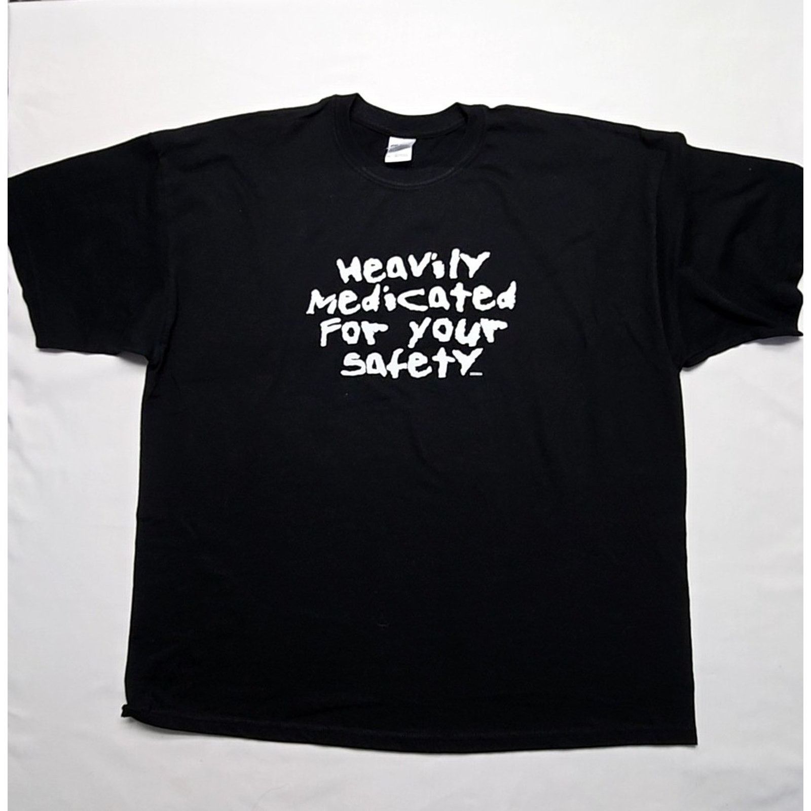 Gildan Edgy Graphic Shirt Gildan 2XL Black Heavily Medicated Shirt Size US XXL / EU 58 / 5 - 1 Thumbnail