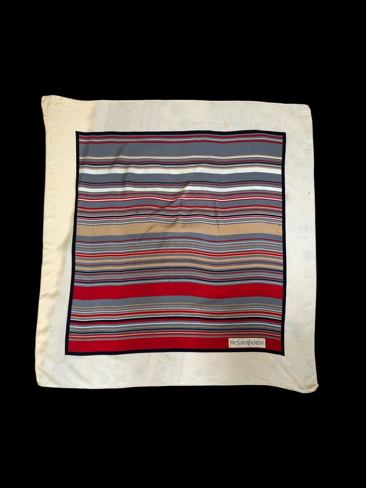 Vintage YSL Scarves Silk Yves Saint Laurent