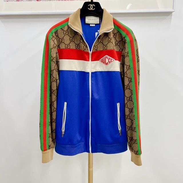 Gucci Gucci Full Logo stand-up collar jacket Size XS / US 0-2 / IT 36-38 - 1 Thumbnail