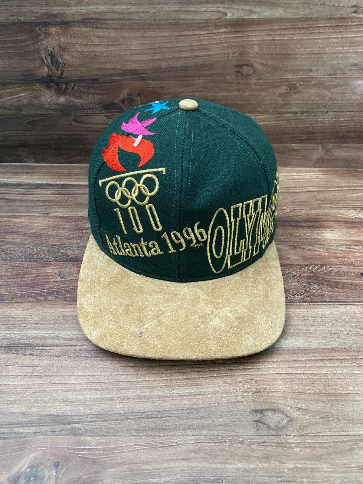Vintage Vintage Hat Atlanta Olympic Size ONE SIZE - 2 Thumbnail