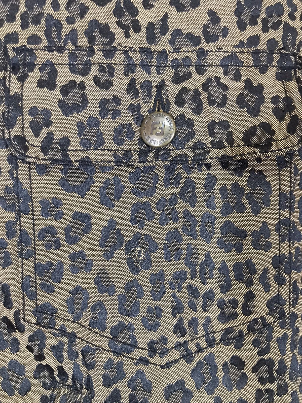Fendi 🔥FENDI LEOPARD TRUCKER JACKET MADE IN ITALY VERY NICEDESIGN Size US M / EU 48-50 / 2 - 4 Thumbnail