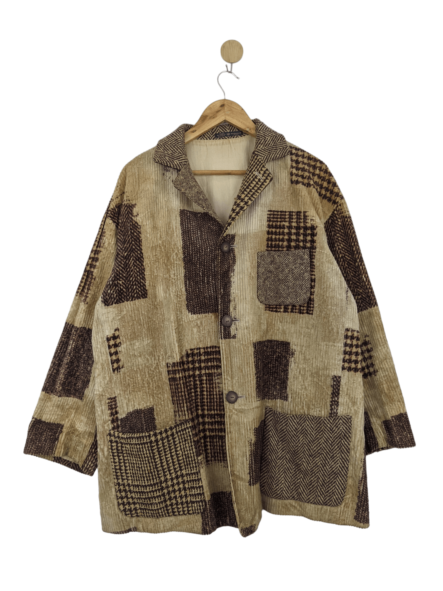 Designer Vintage Nicole Club By Kagumi Sasaki Corduroy Jacket MJ0145 Size US L / EU 52-54 / 3 - 1 Thumbnail