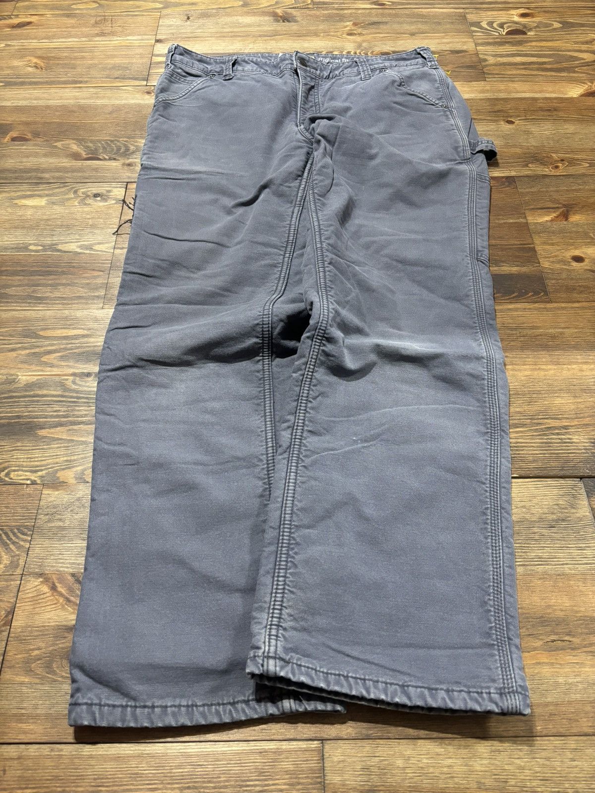 Carhartt × Vintage Vintage carpenter single knee baggy insulated Carhartt pants Size US 32 / EU 48 - 2 Thumbnail