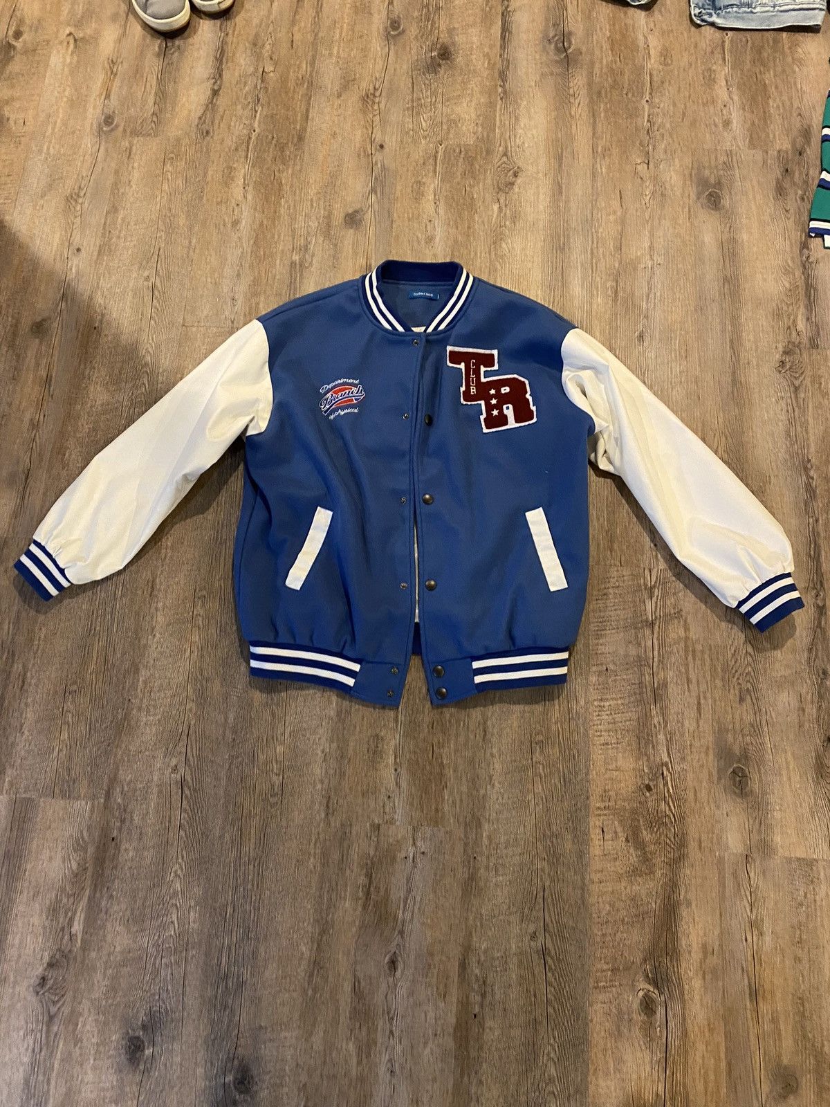 Other × Vintage Beaularés Faux Leather Varsity Jacket Size US L / EU 52-54 / 3 - 2 Thumbnail