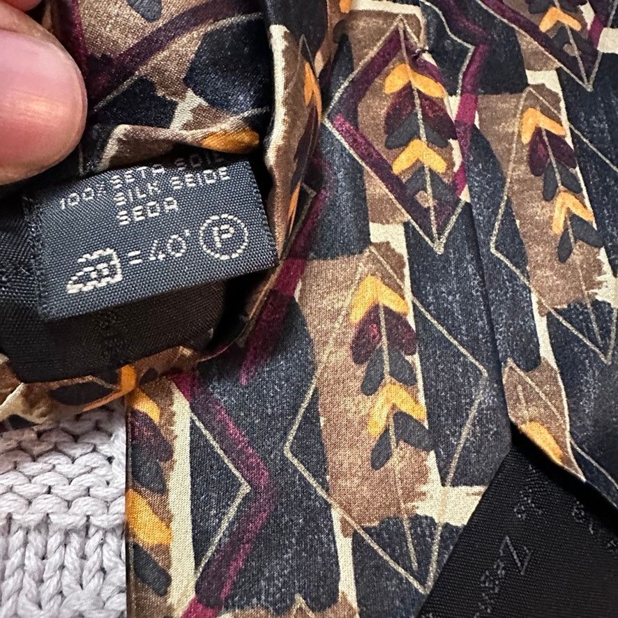 Ermenegildo Zegna Ermenegildo Zegna silk print tie Size ONE SIZE - 3 Thumbnail