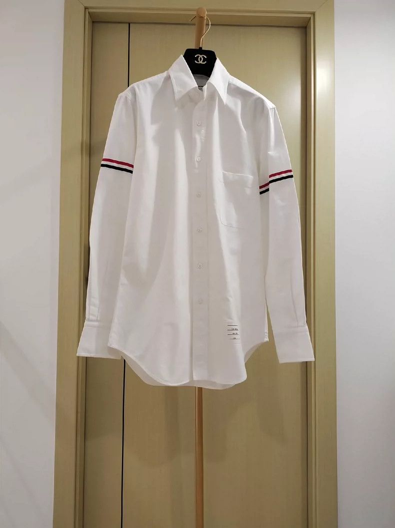 Thom Browne Thom Browne Classic striped white shirt 2503-Nextarrow Size US S / EU 44-46 / 1 - 1 Thumbnail
