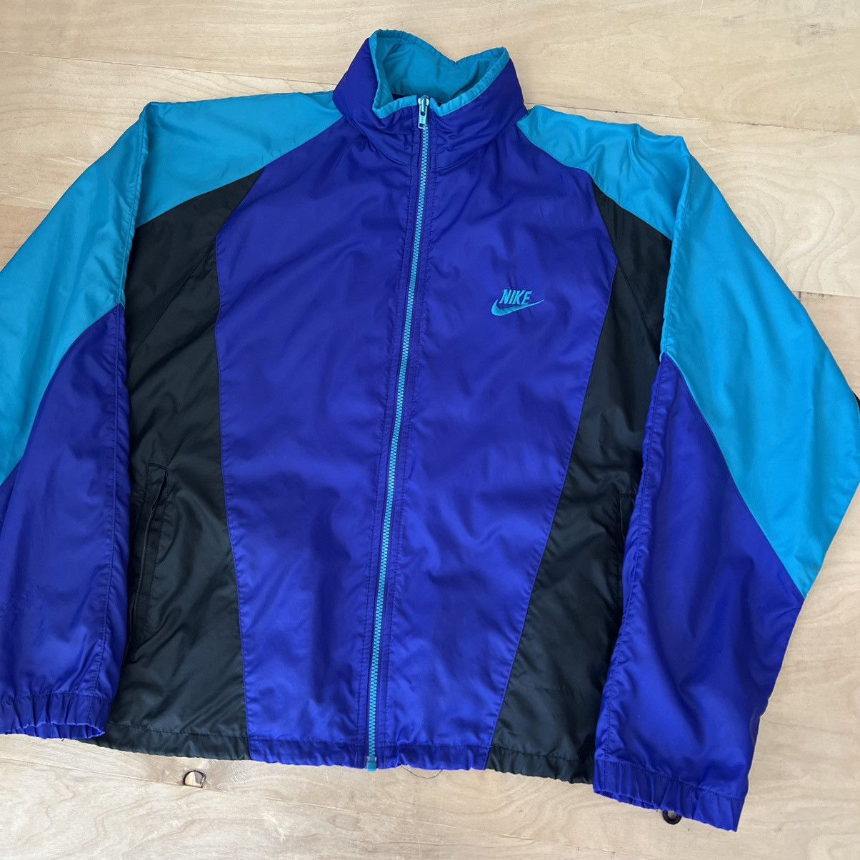 Nike × Vintage Vintage Nike Windbreaker Small Purple 90s Oregon Sportswear Size US S / EU 44-46 / 1 - 8 Thumbnail