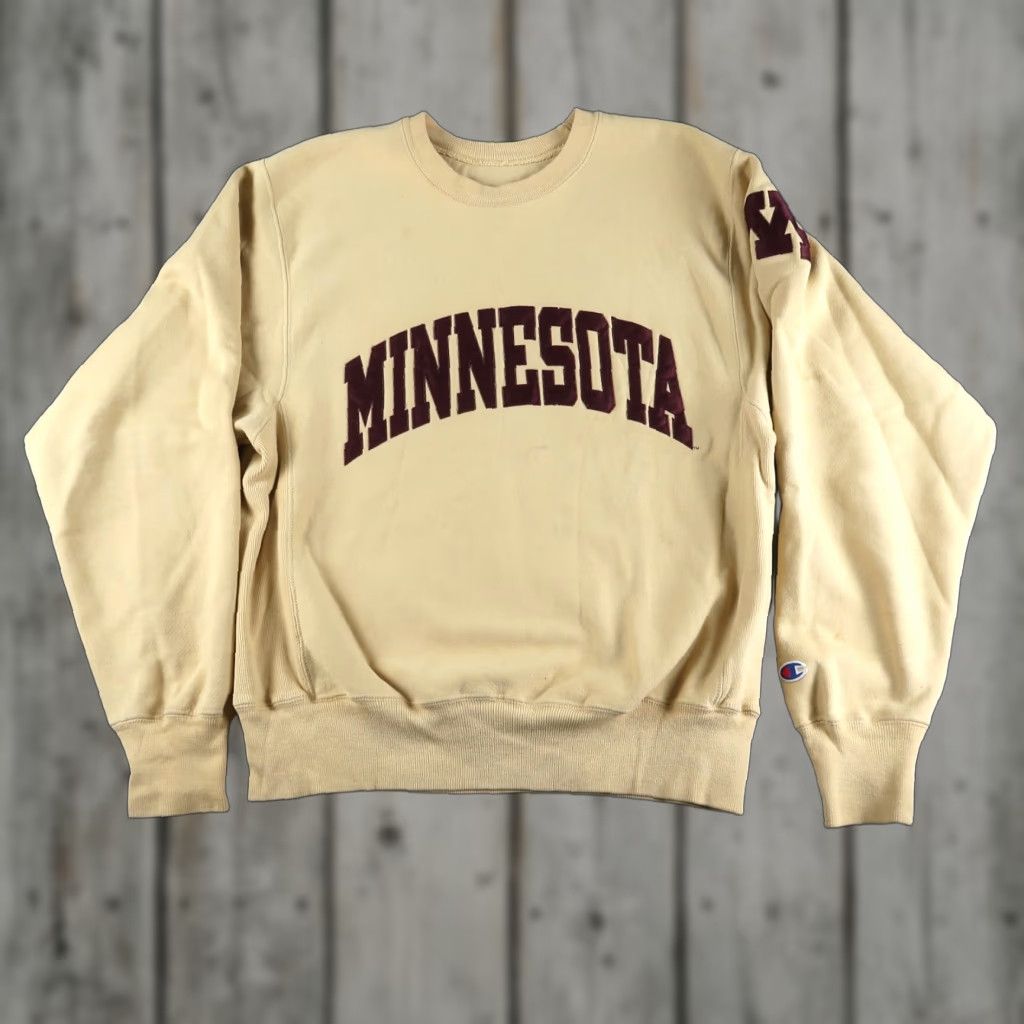 VINTAGE Champion University of Minnesota Reversible Crew Neck