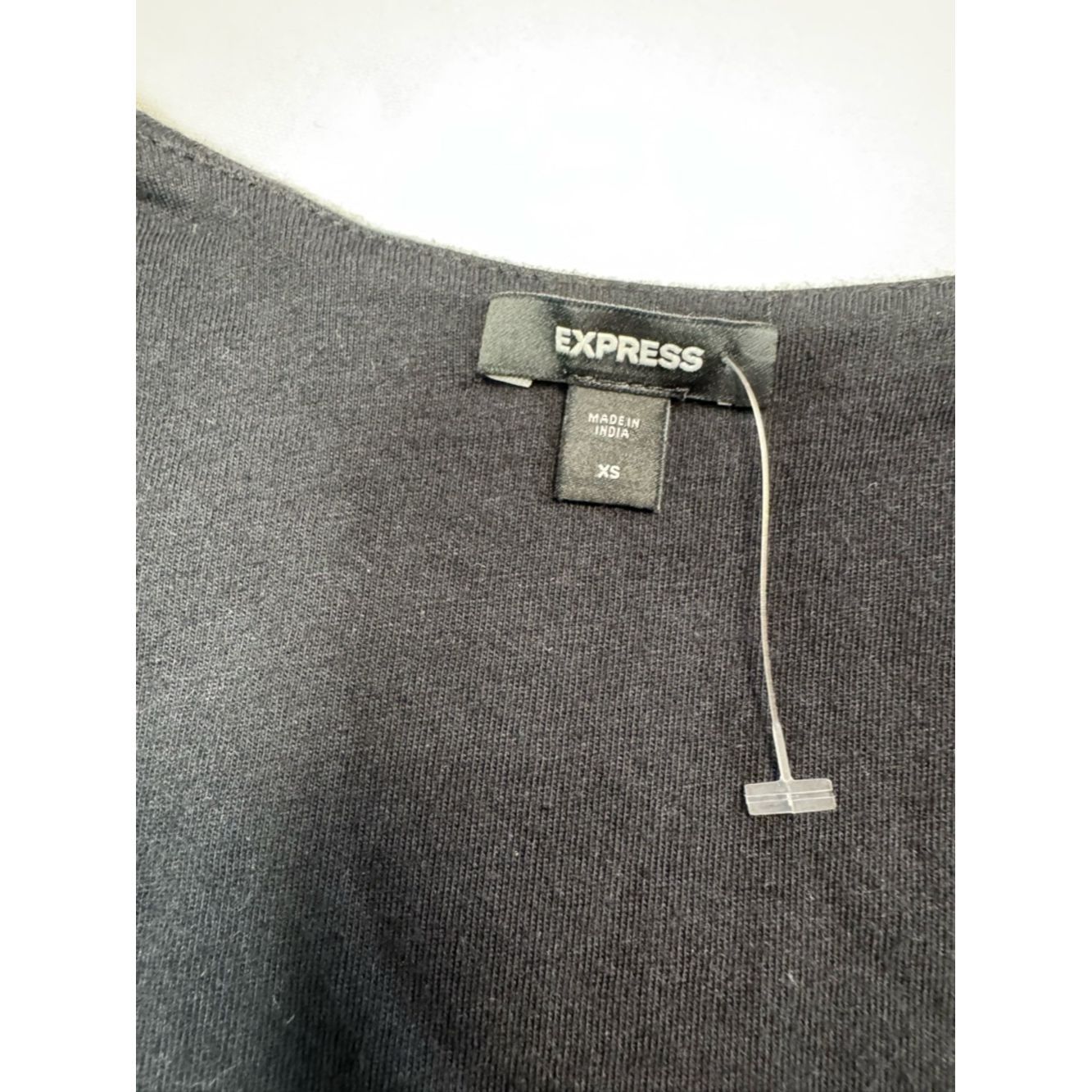 Express New Express Embroidered Flutter Sleeve Peplum Cotton Black Size XS / US 0-2 / IT 36-38 - 5 Thumbnail