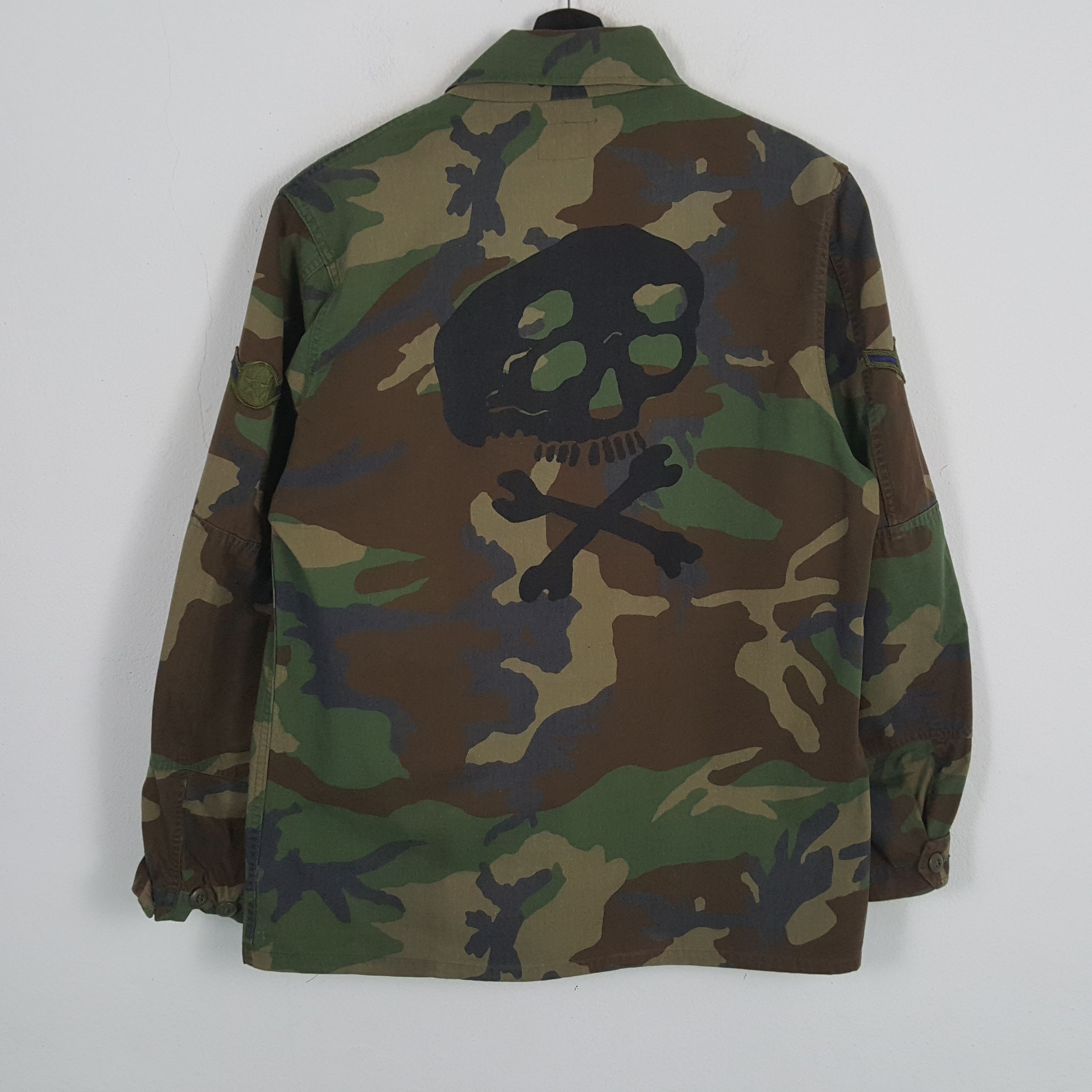 Vintage US AIR FORCE x Skulls Design Art Jacket Size US L / EU 52-54 / 3 - 1 Thumbnail