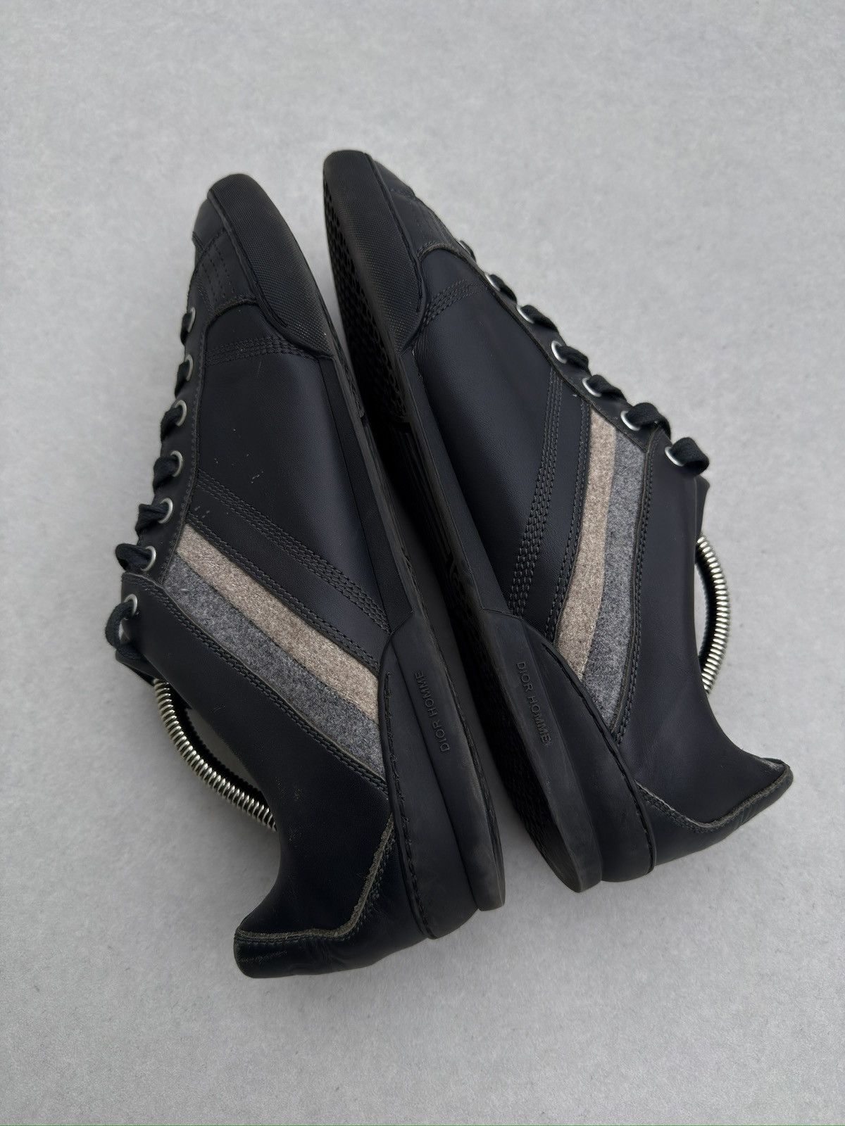Dior Archive Dior Homme B18 Hedi Slimane Leather Sneakers In Size US 11 / EU 44 - 16 Thumbnail