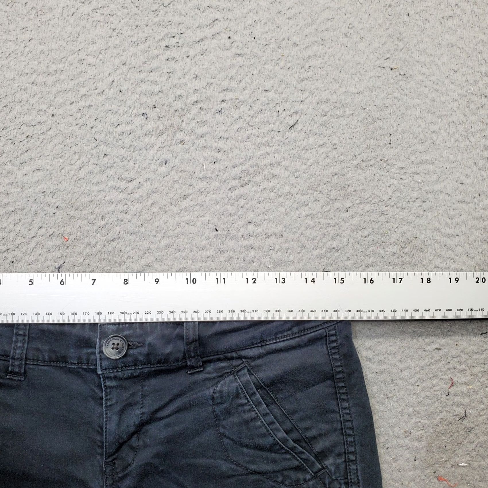 American Eagle Outfitters American Eagle Outfitters Shorts Womens 2 Black Denim Stretch Comfort High Waist - Casual Summer 5-Pocket Womens Size 2 Black Denim Shorts Size 26" / US 2 / IT 38 - 5 Thumbnail