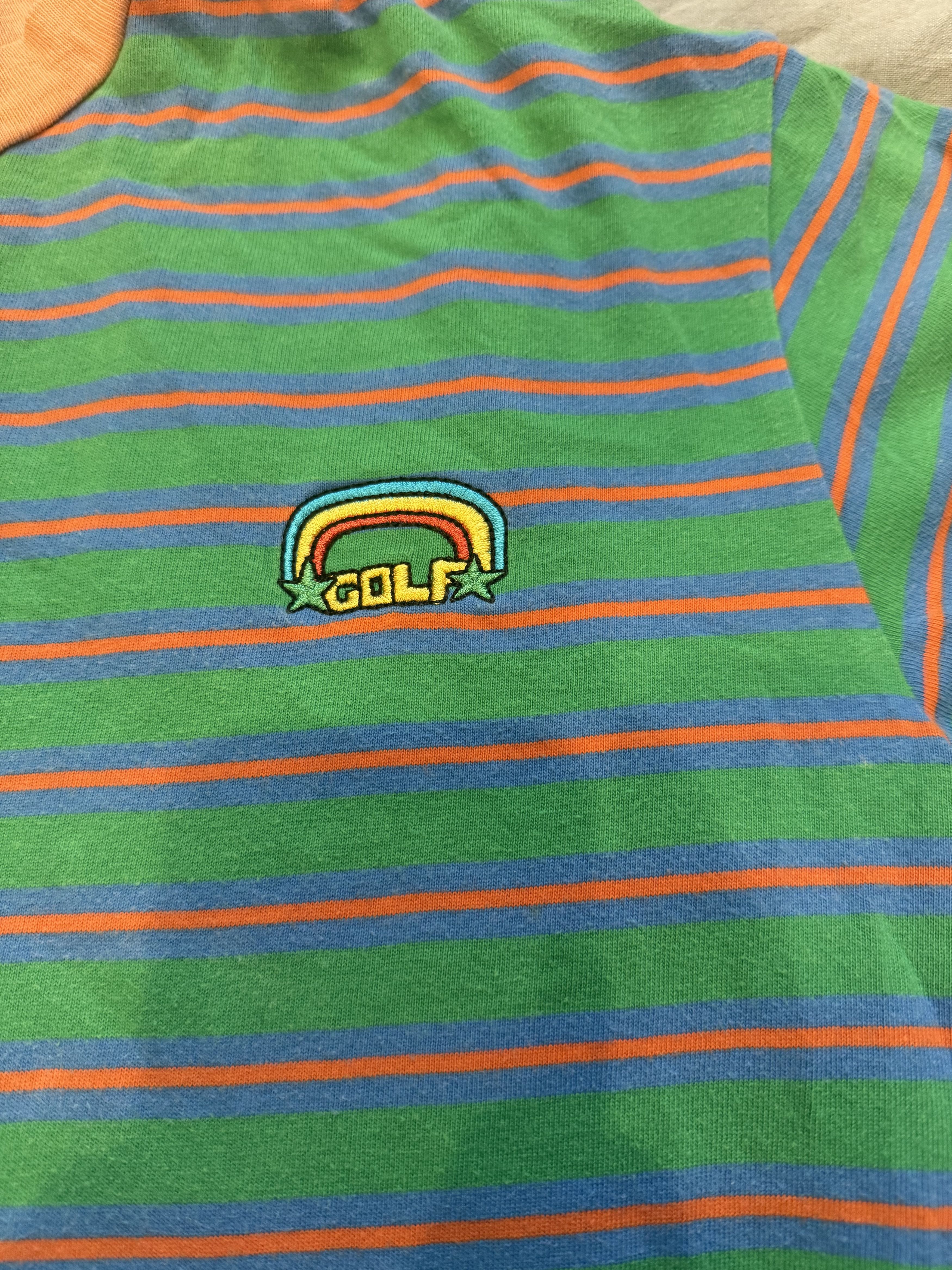 Golf Wang 2015 Rainbow striped T-shirt Size US M / EU 48-50 / 2 - 2 Thumbnail