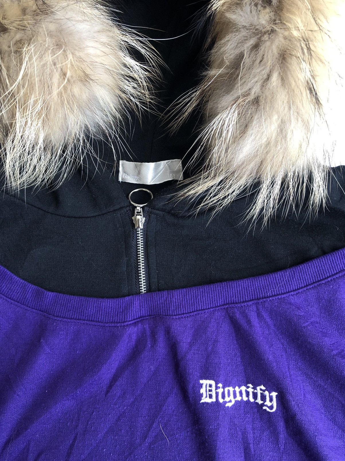 If Six Was Nine Poem Gothic Double Layer Fur Hoodie Ifsixwasnine Style Size US M / EU 48-50 / 2 - 5 Thumbnail