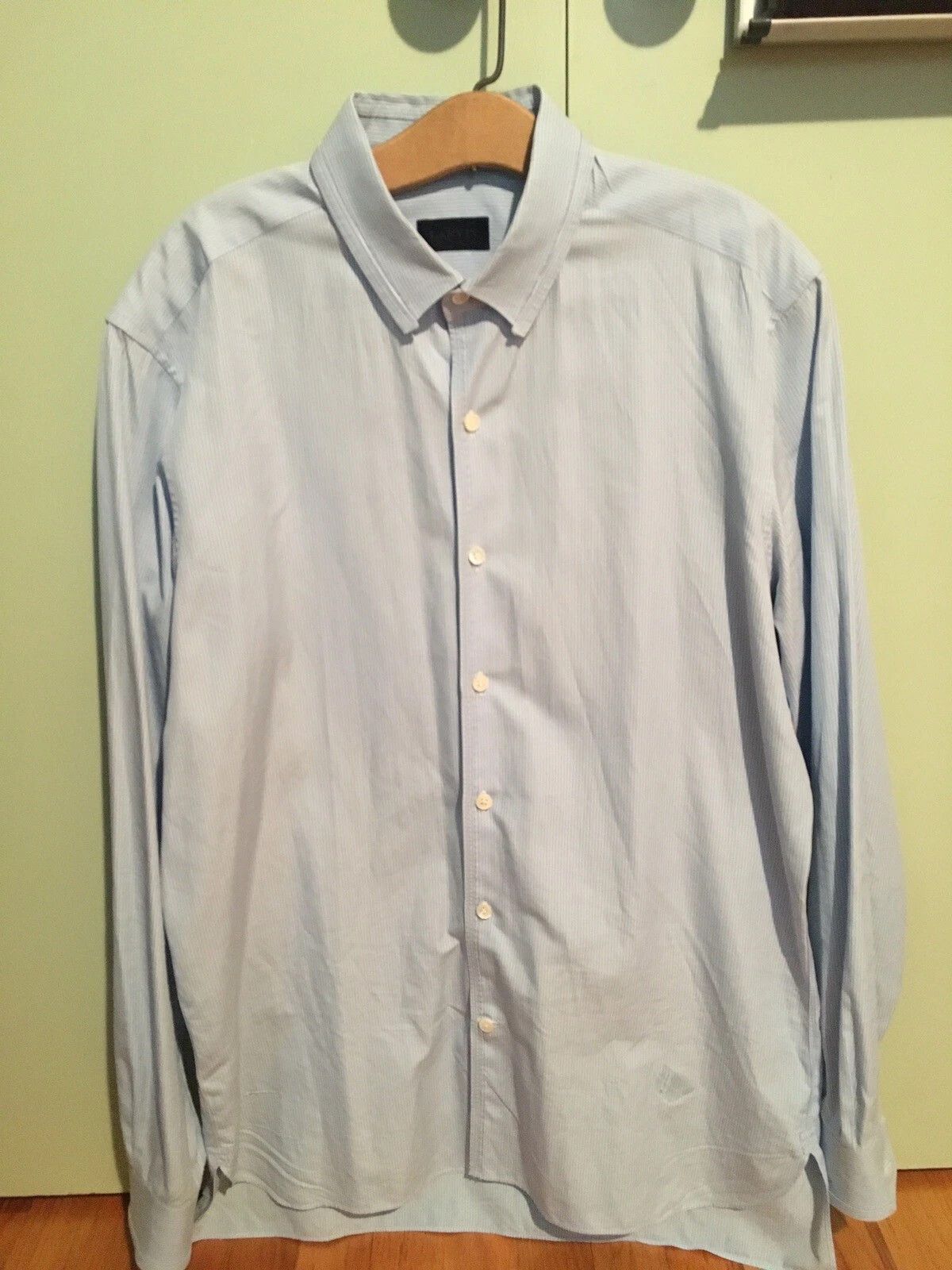 Lanvin Light Blue Formal Button Up Shirt Size US L / EU 52-54 / 3 - 1 Thumbnail