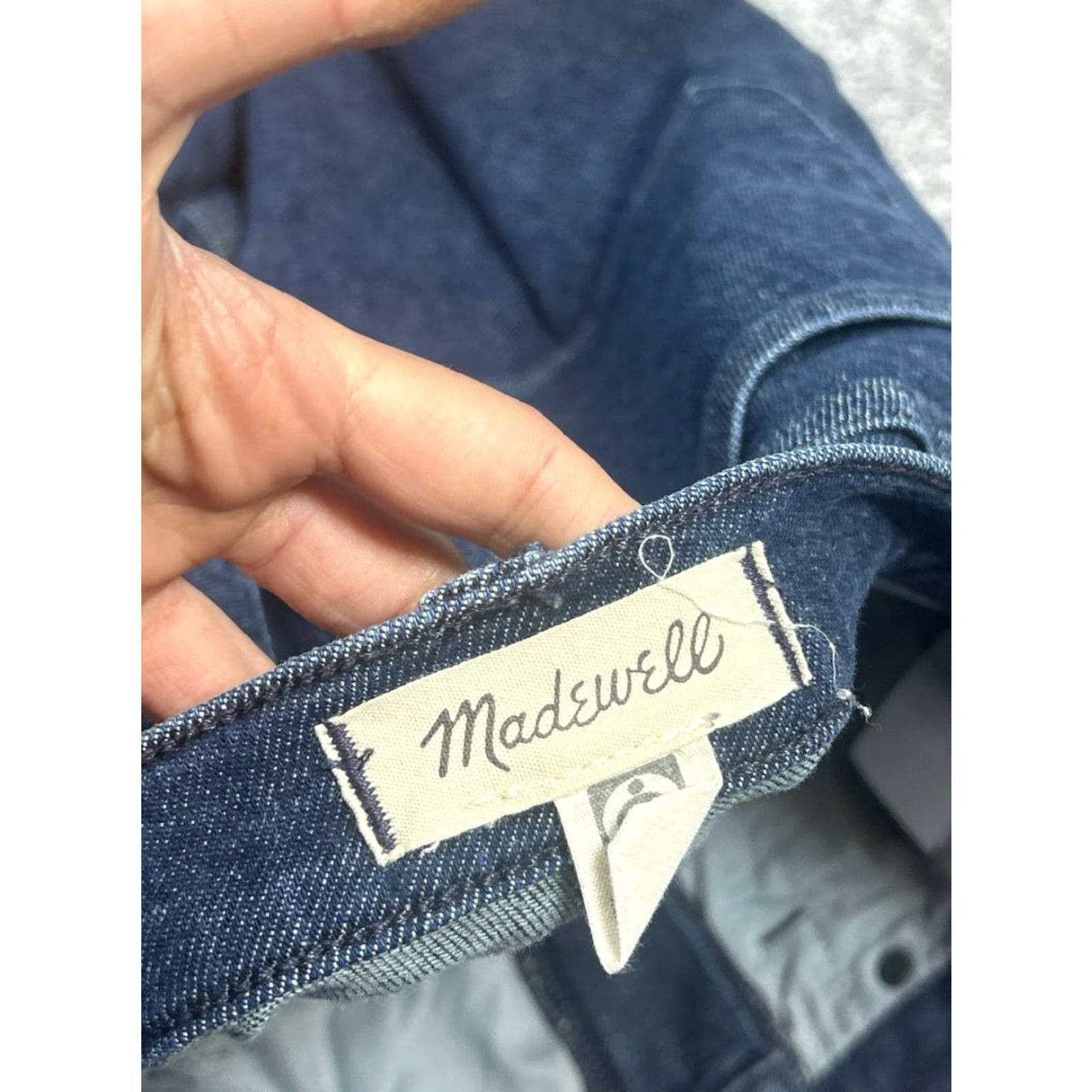 Madewell Madewell Jeans Womens 28 Blue Denim Cotton Stretch High Rise Skinny Leg 29x27 Size 28" / US 6 / IT 42 - 7 Thumbnail