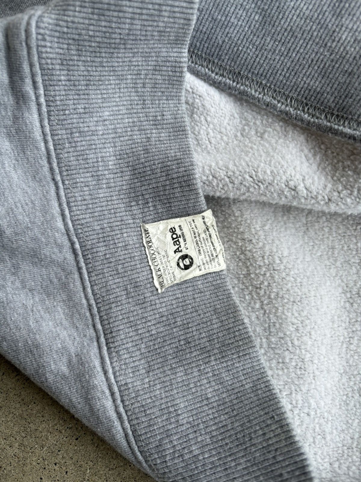 CHOCOOLATE Crazy Chocolate Bape Japanese Boxy Heather Grey Crewneck Size US M / EU 48-50 / 2 - 9 Thumbnail
