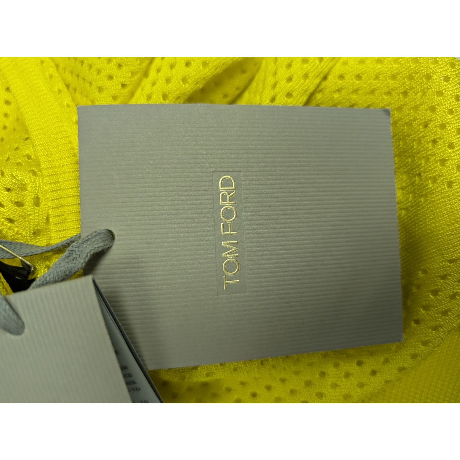 Tom Ford o1rshd1 Mesh Top Tank in Yellow Size US M / EU 48-50 / 2 - 8 Thumbnail