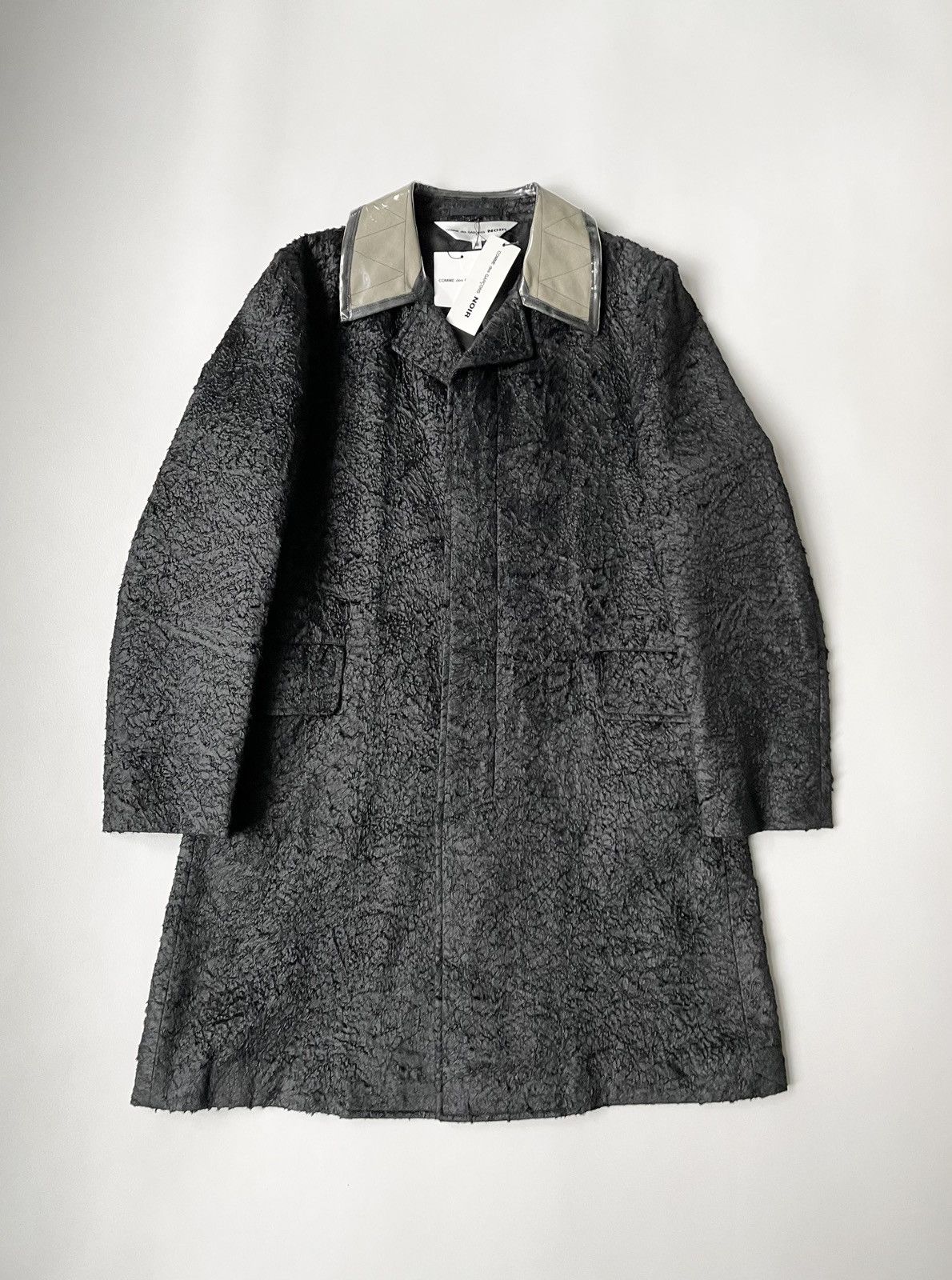 Comme des Garcons A/W 05 Coated Cotton Overcoat Size S / US 4 / IT 40 - 1 Thumbnail