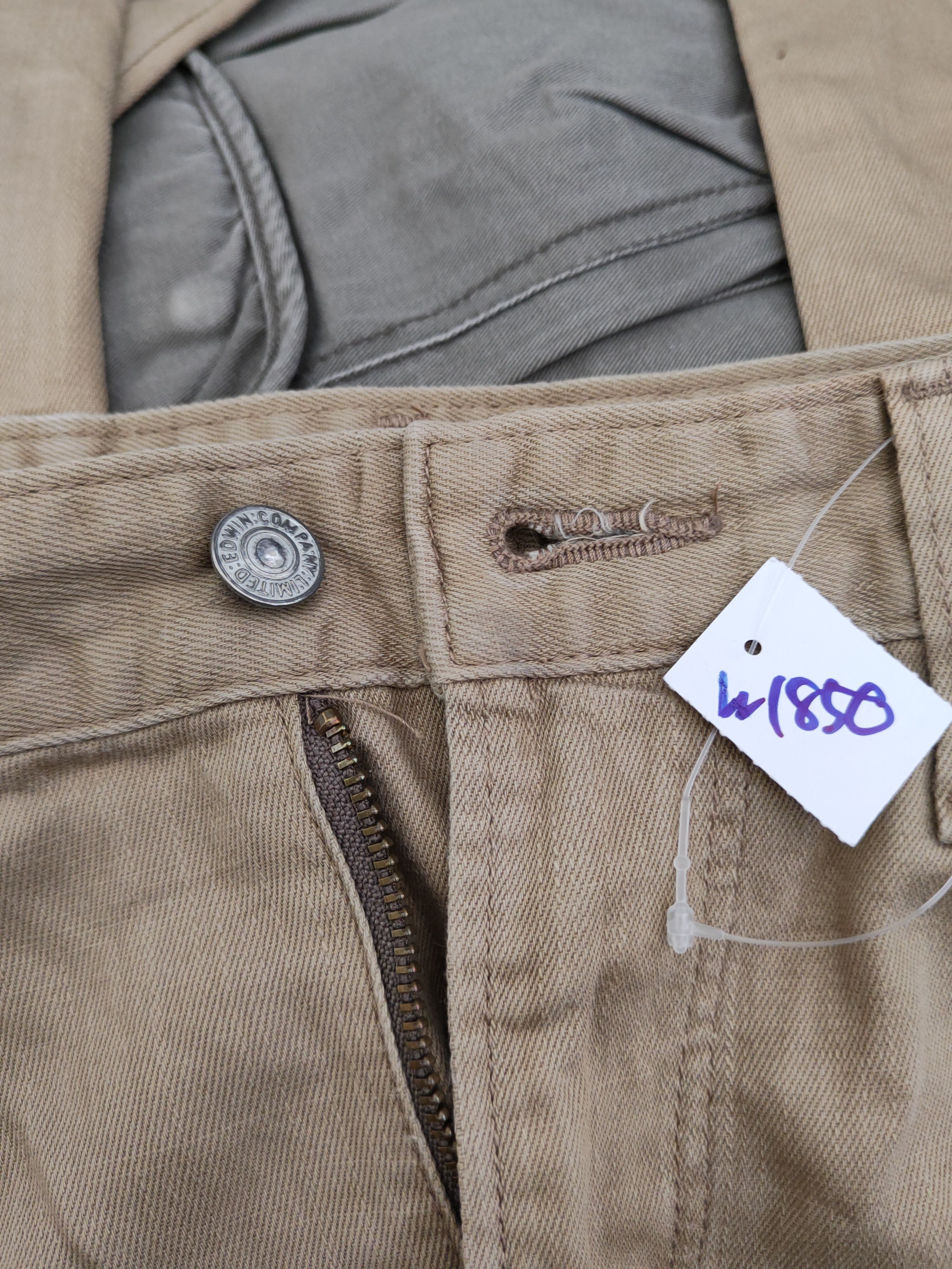 Edwin Edwin 503 Brown Multipocket Casual Pants #W1850 Size US 30 / EU 46 - 18 Thumbnail
