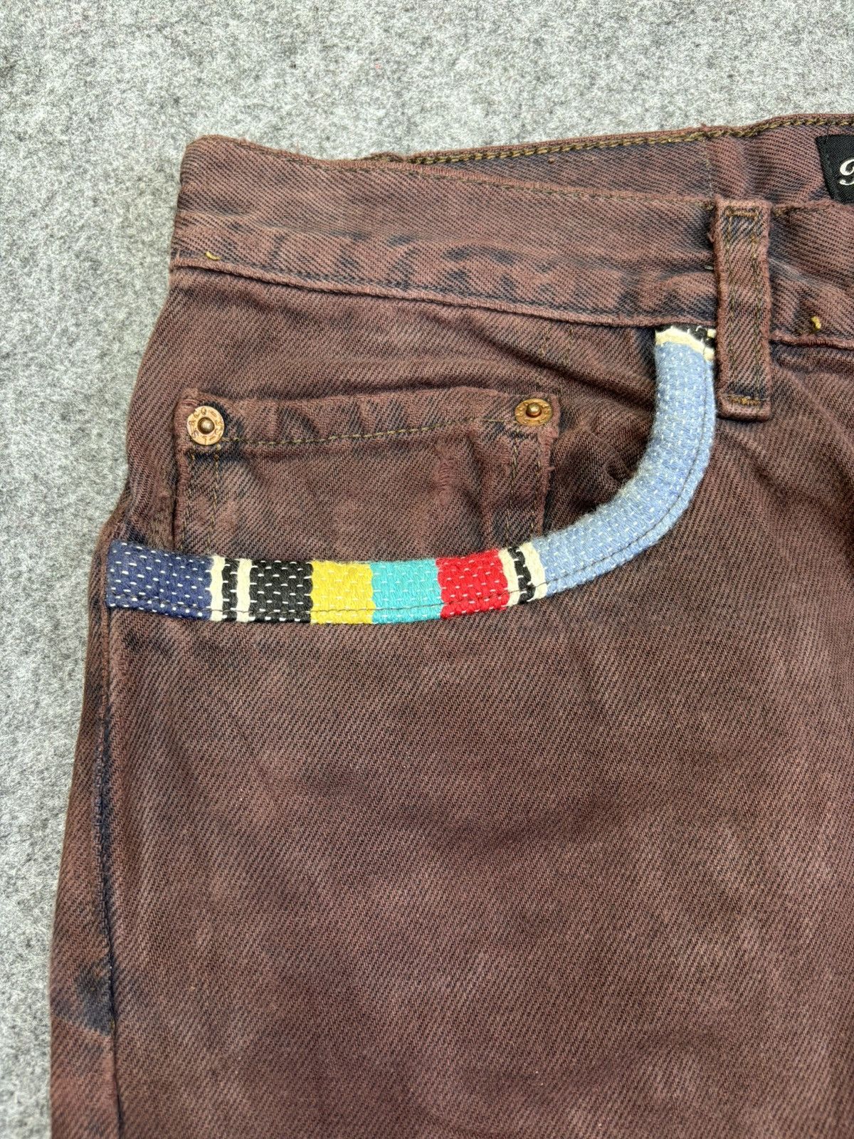 Designer Levis Reconstructed by Kalimera Japan Designer Denim F754 Size US 30 / EU 46 - 7 Thumbnail