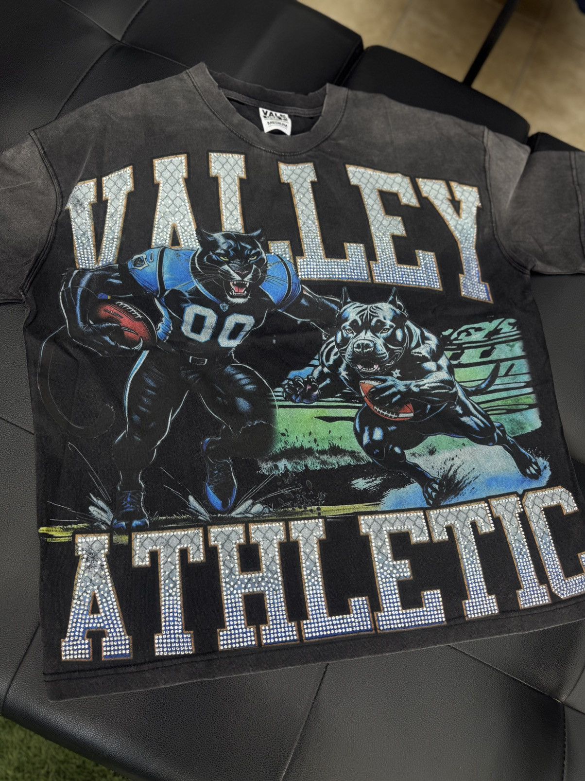 Vale Valley Stone Football Tee Shirt Shiny Size M (NEW) Size US M / EU 48-50 / 2 - 3 Thumbnail