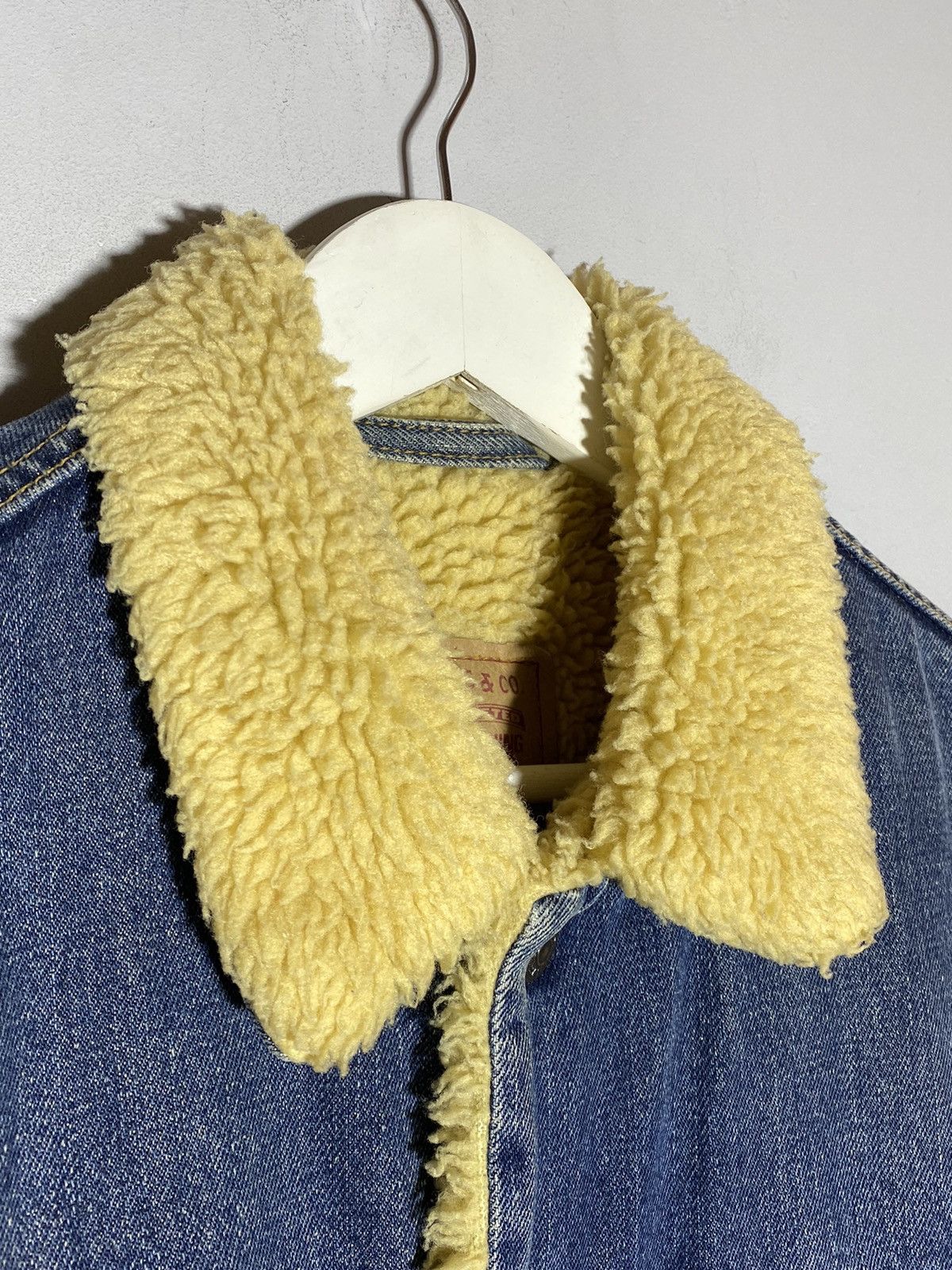 Levi's Crazy Vintage 90s Levi’s Denim Sherpa Lined Jeans Jacket Size US M / EU 48-50 / 2 - 4 Thumbnail