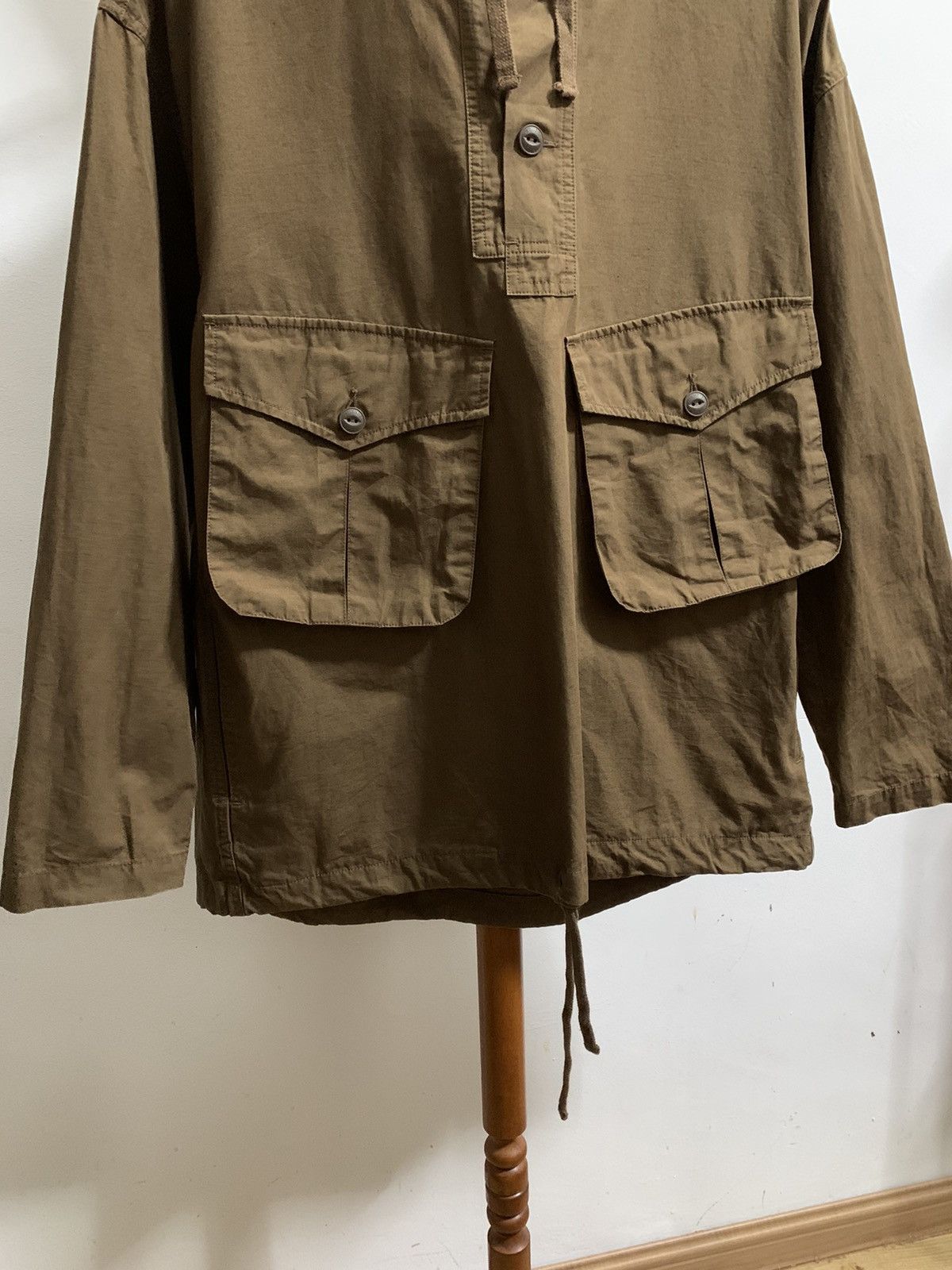Back Number Military Anorak Pullover Jacket