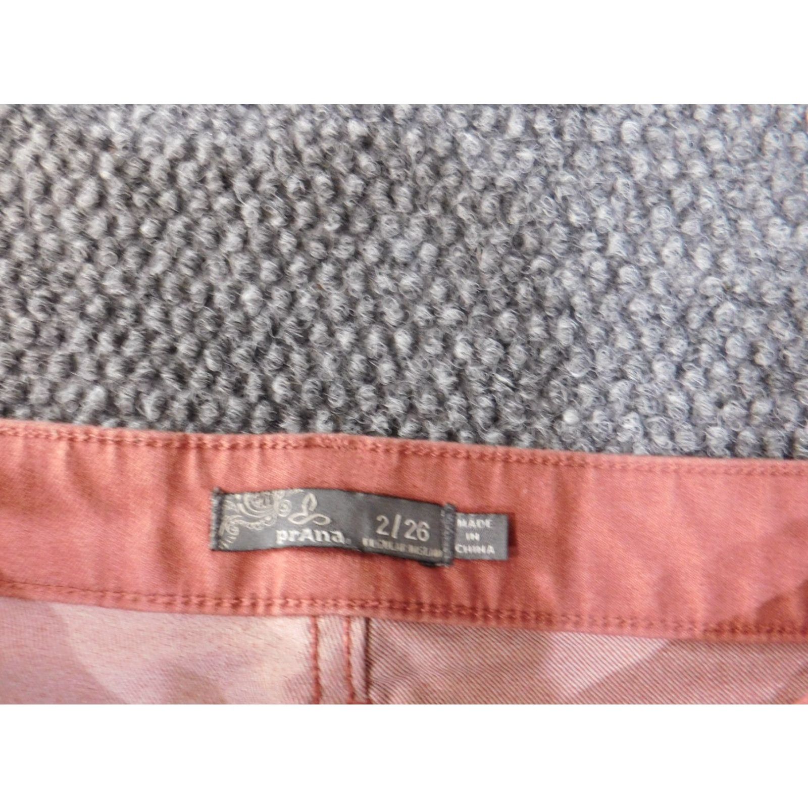 Prana prAna Jeans Womens size 2 Pink Straight Denim Stretch Casual 30 in Inseam Regular Rise Mid Zipper Pockets Size 26" / US 2 / IT 38 - 4 Thumbnail
