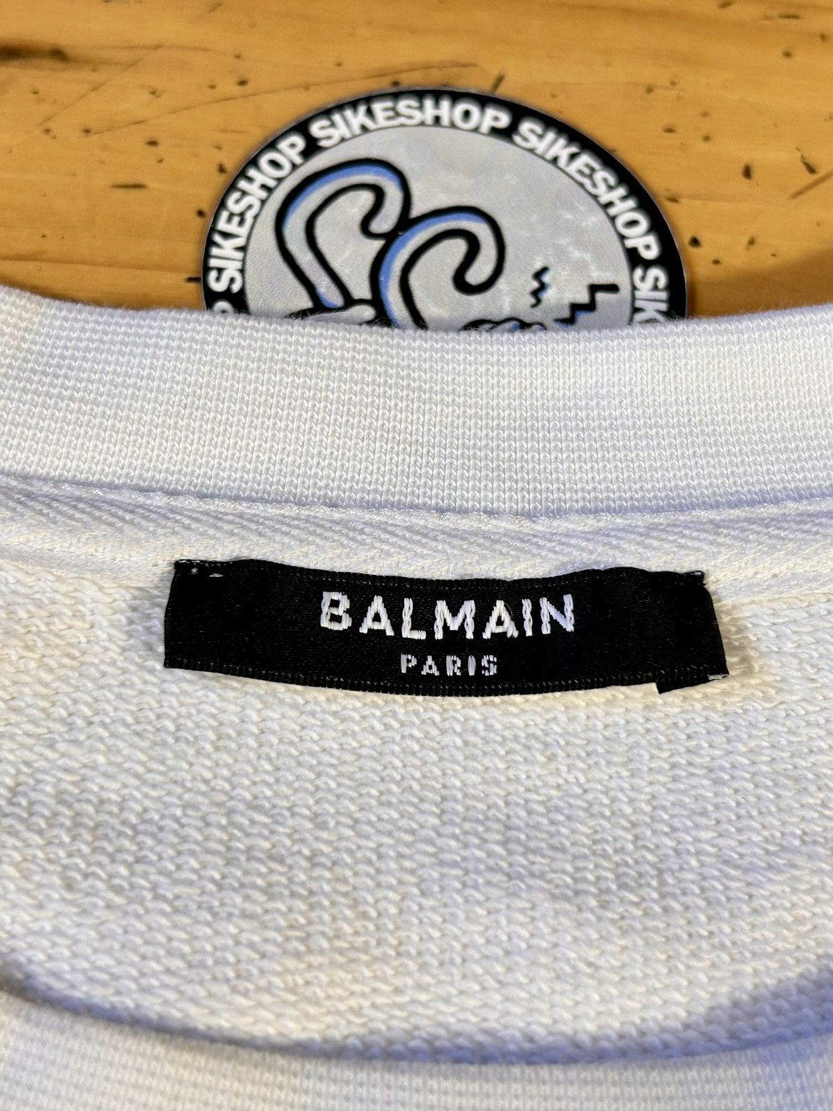 Balmain Balmain White Sweatshirt Size S / US 4 / IT 40 - 7 Thumbnail
