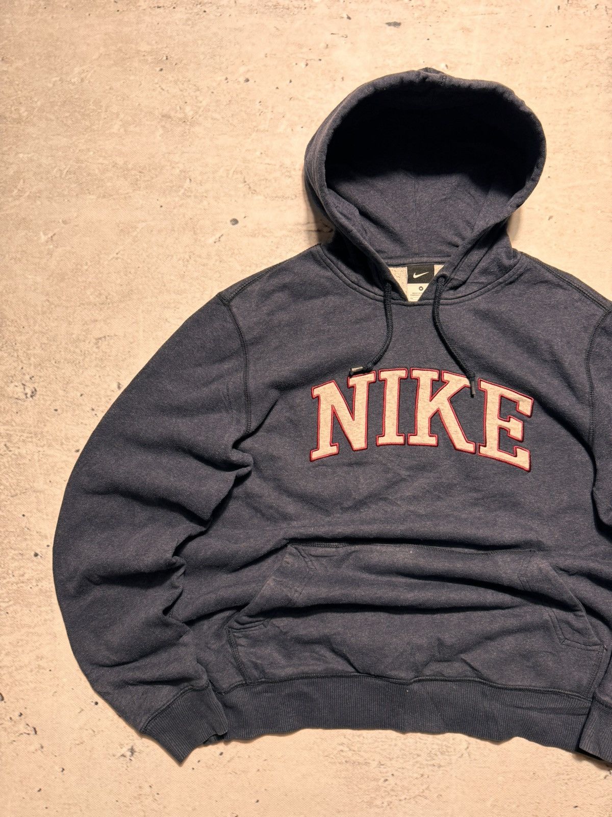Nike × Vintage NIKE VINTAGE CENTER LOGO OVERSIZE BOXY HOODIE Size US M / EU 48-50 / 2 - 2 Thumbnail