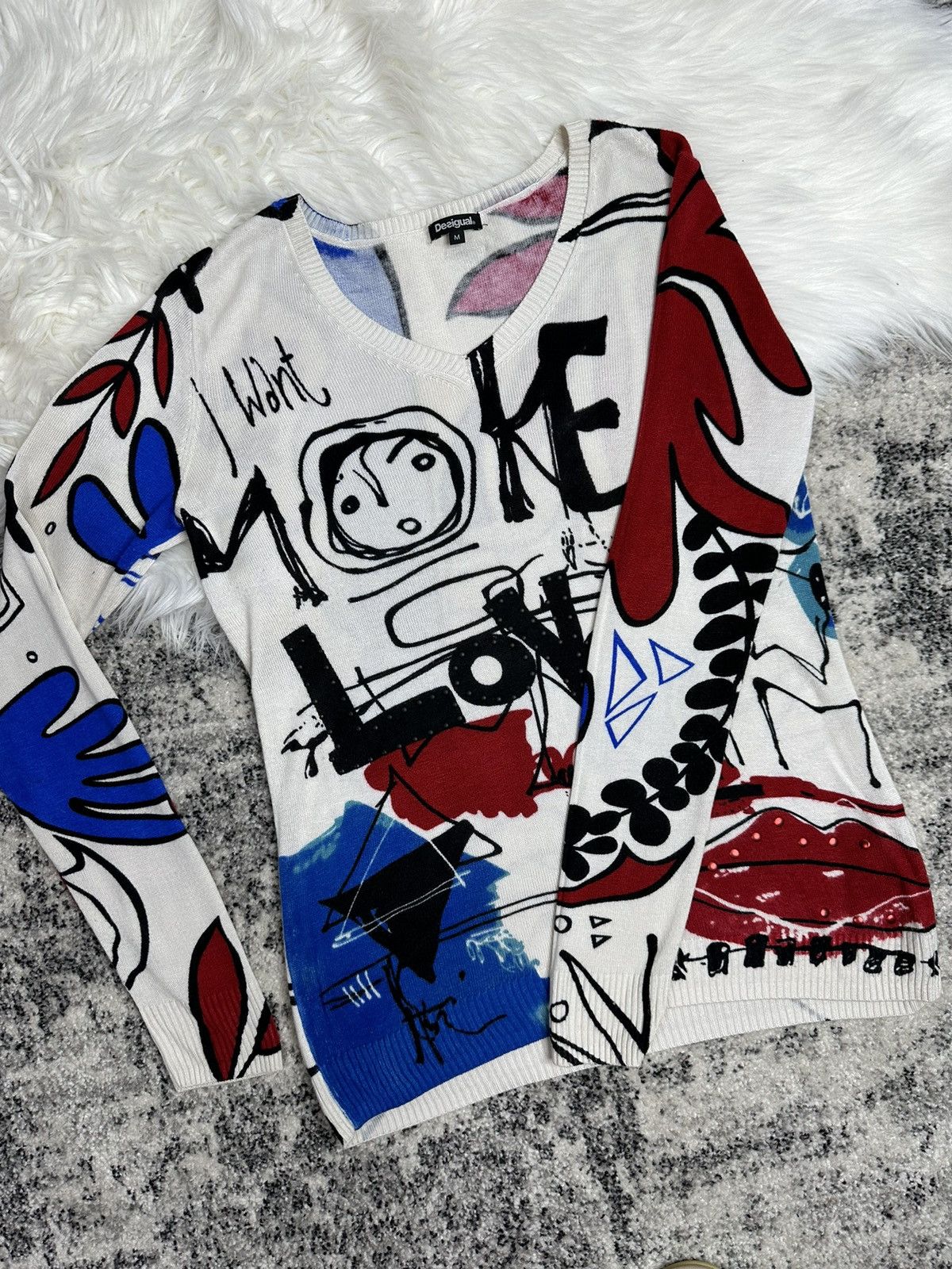 Desigual Desigual Vintage StreetWear rare Y2K Avant Garde Size M / US 6-8 / IT 42-44 - 1 Thumbnail