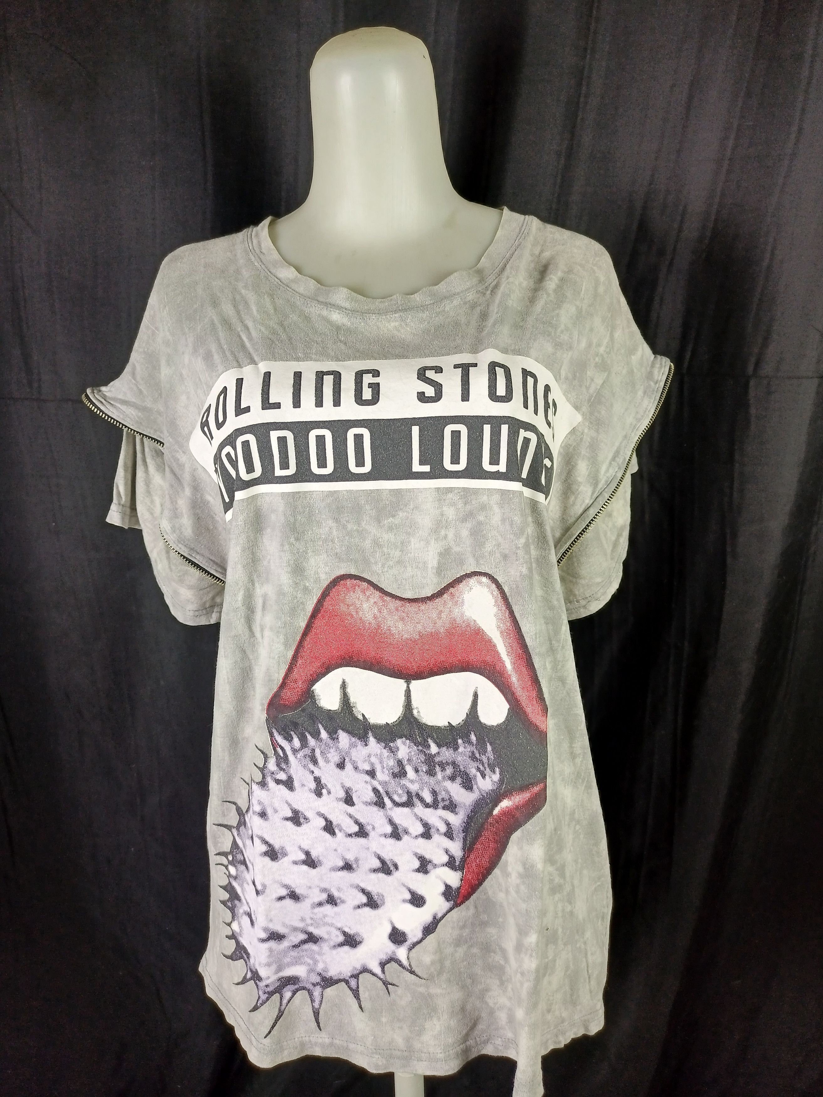 Band Tees × The Rolling Stones × Vintage HONEYCUBE The Rolling Stones Voodoo Lounge Tee Shirt Size XS / US 0-2 / IT 36-38 - 1 Thumbnail