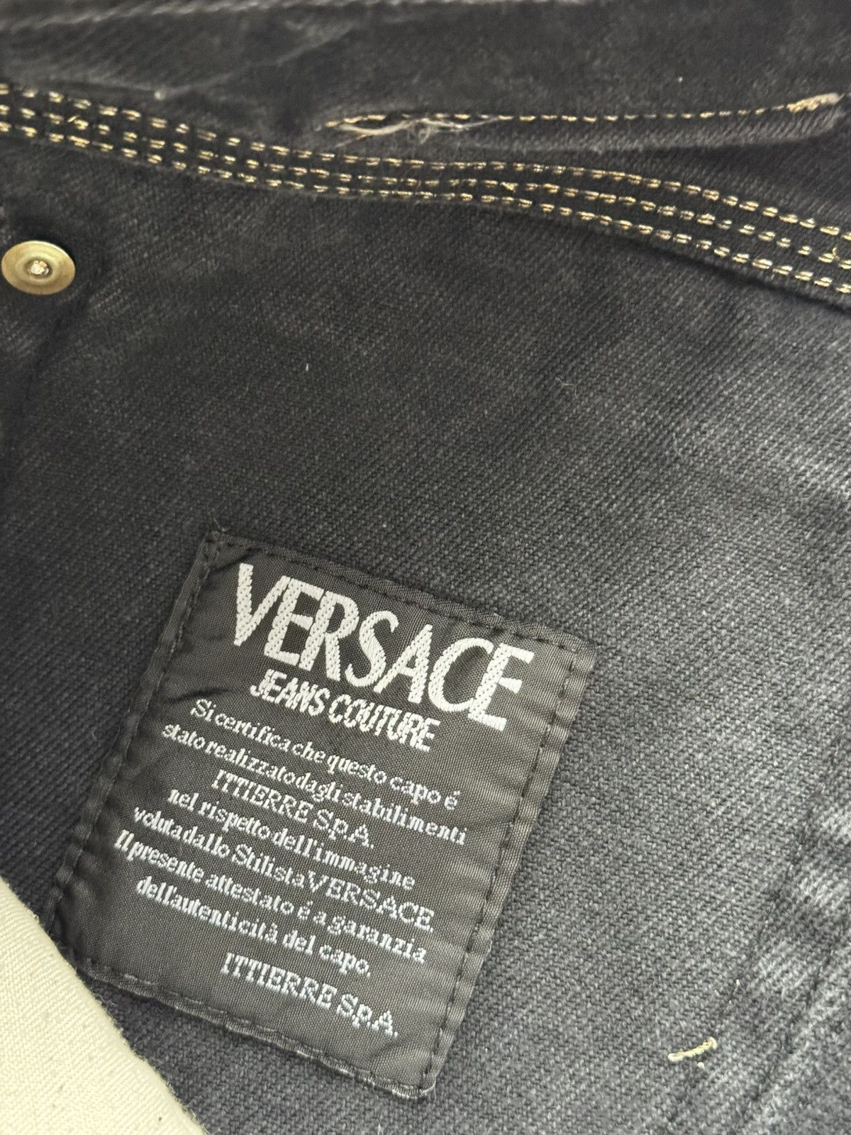 Versace Jeans Couture 90s Vintage Versace Jeans Medusa Logo Size 32" / US 10 / IT 46 - 13 Thumbnail