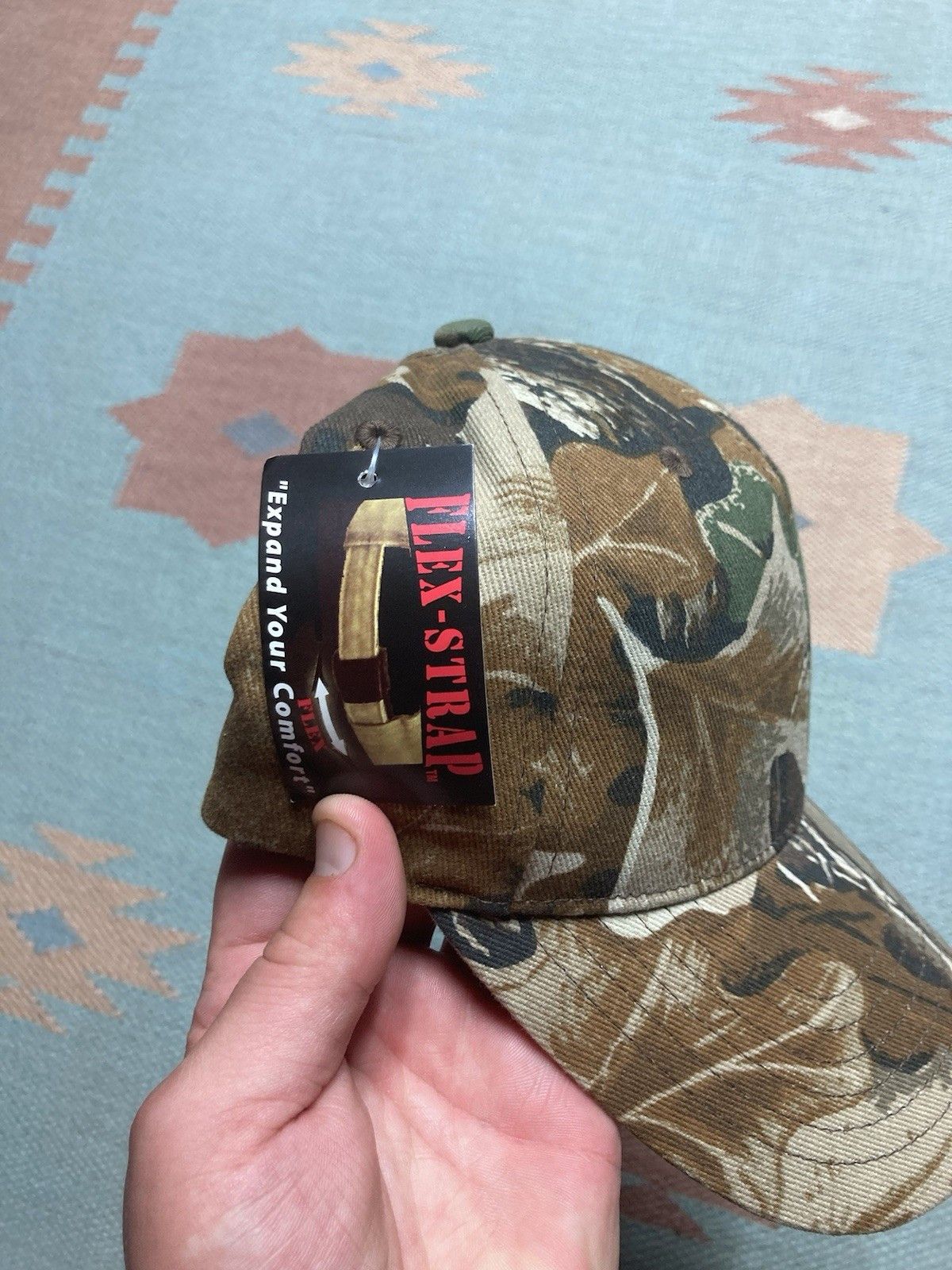 Vintage NEW VTG strapback hat camo realtree advantage NWT hunting Size ONE SIZE - 4 Thumbnail