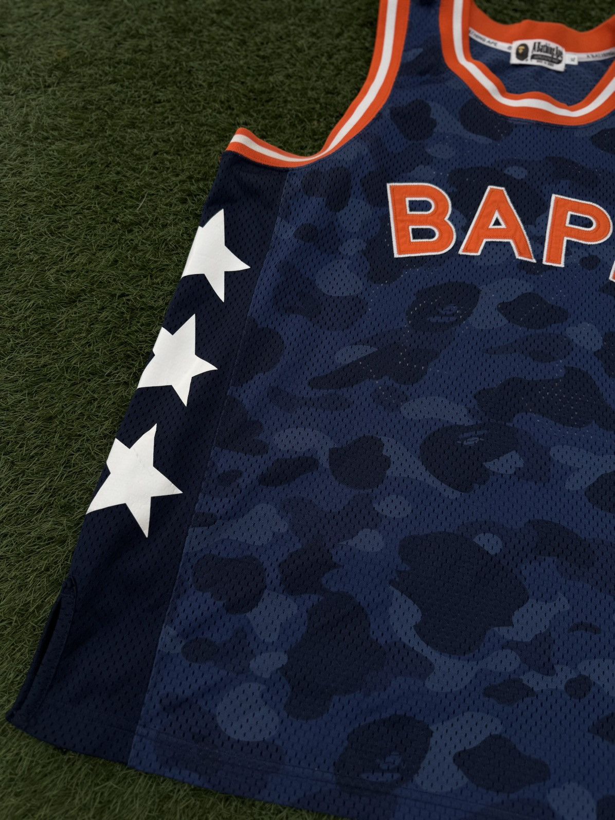 Bape Bape Jersey Blue Orange “88” Men’s Size (XL) Size US XL / EU 56 / 4 - 5 Thumbnail