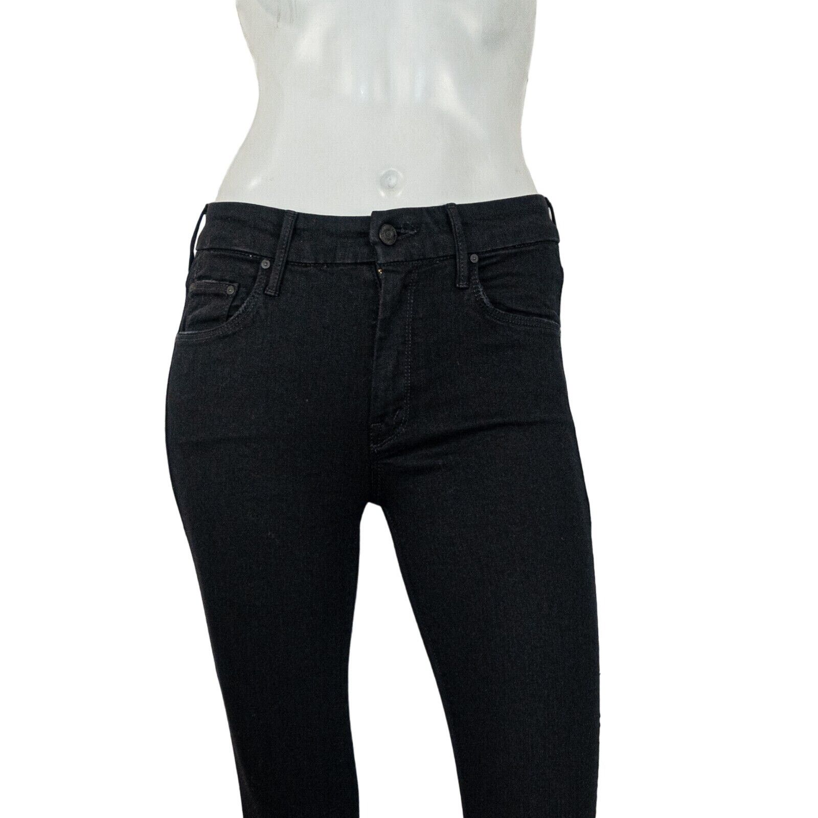 MOTHER MOTHER Denim The Looker Jeans in Black Not Guilty Size 24 Size 24" / US 00 / IT 34 - 10 Thumbnail