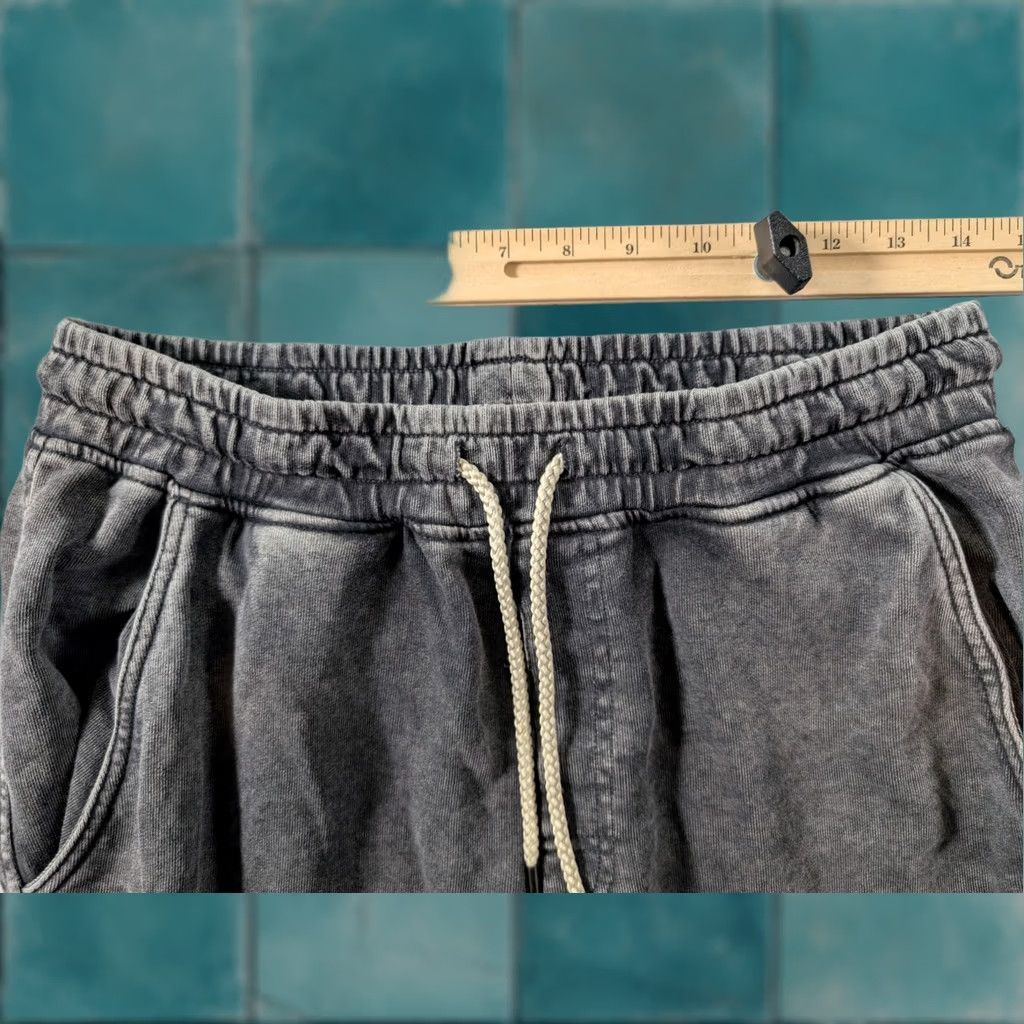 Vintage Fair Harbor Jogger Pants Casual Men's S Gray Cotton Polyester Spandex Elastic Waist Logo Zipper Slim Straight 28in Inseam Modern Everyday Classic Size US 29 - 1 Thumbnail