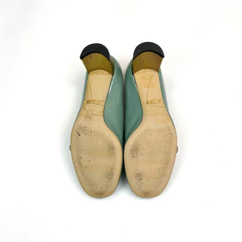 Gucci Gucci Chic Casual High Heels in Light Green - Size US 6.5 / EU 39-40 - 6 Thumbnail