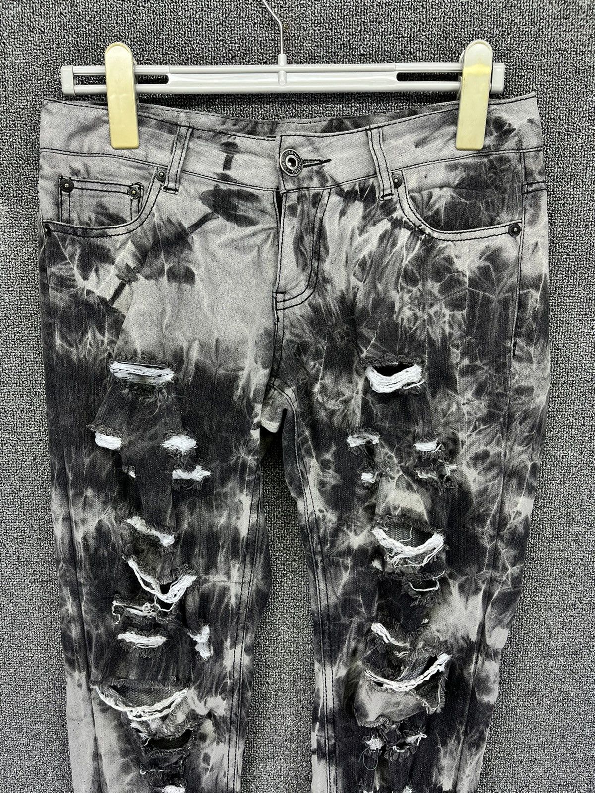 If Six Was Nine Vintage Work Japanese Rare Tie Dye Punk Pants Size 31" - 6 Thumbnail