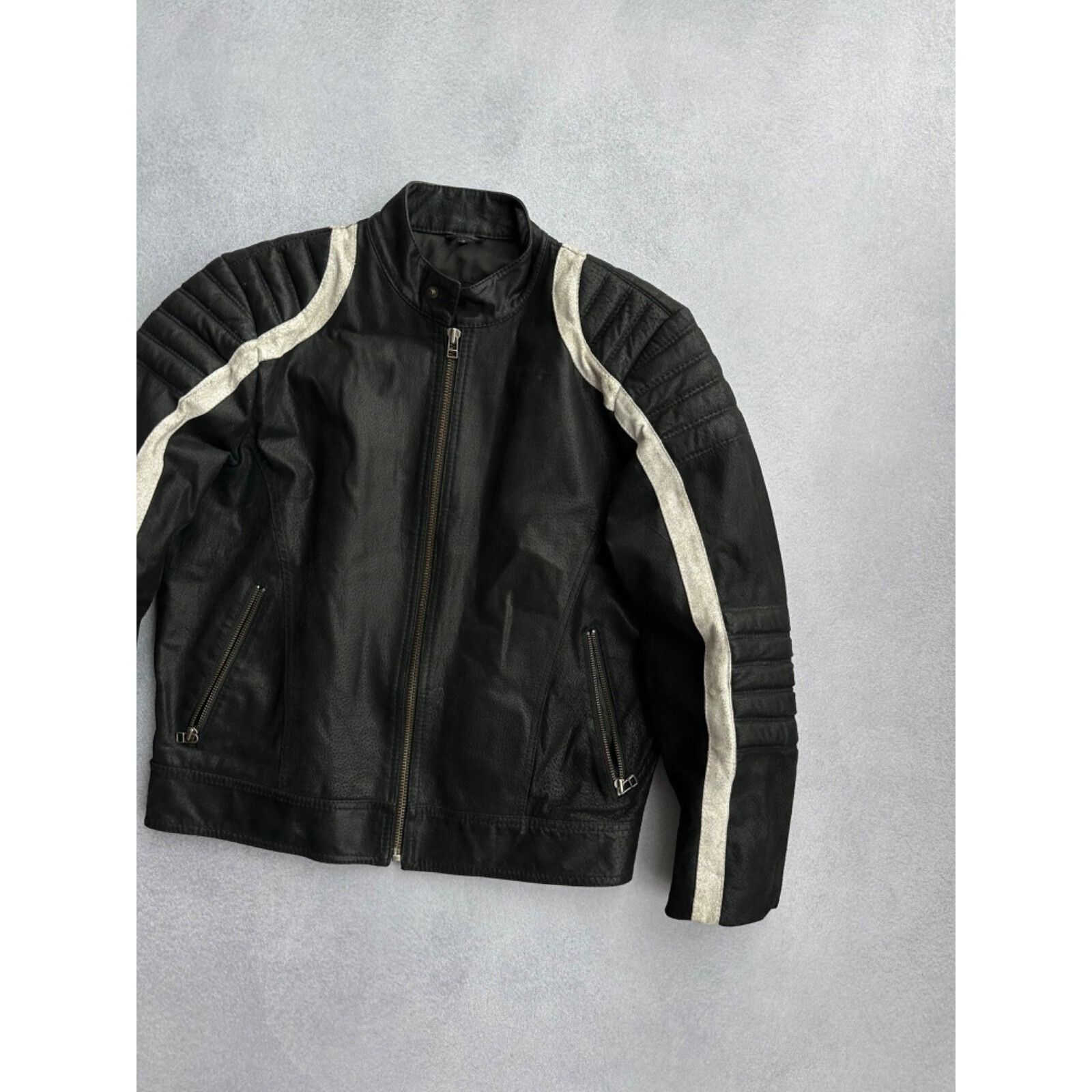 Vintage VTG Snap Shot Moto Leather Jacket Size US S / EU 44-46 / 1 - 3 Thumbnail