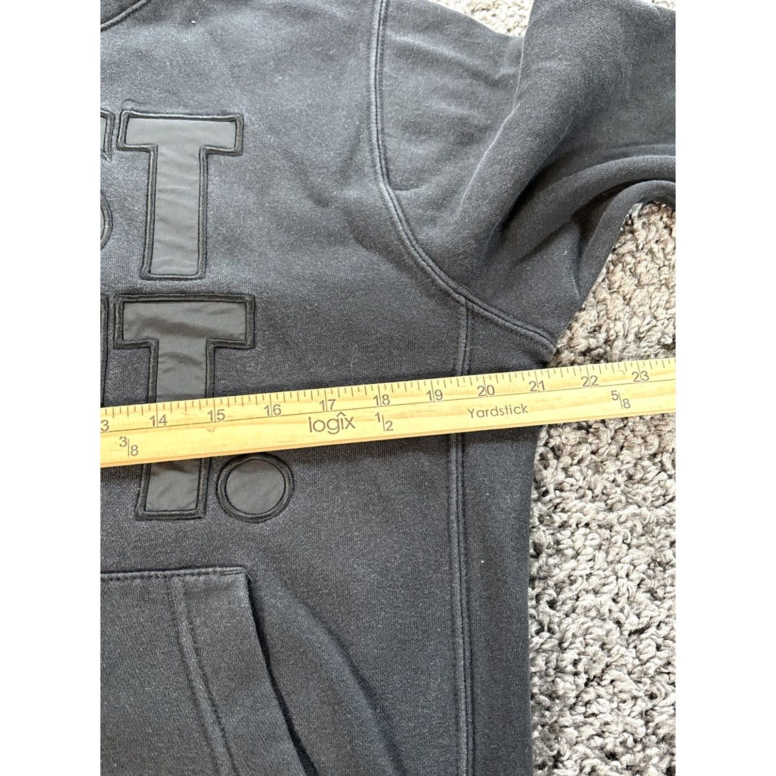 Nike Nike Hoodie Mens Small Black Spell Out Big Logo BV5109-011 Y2K Size US S / EU 44-46 / 1 - 3 Thumbnail