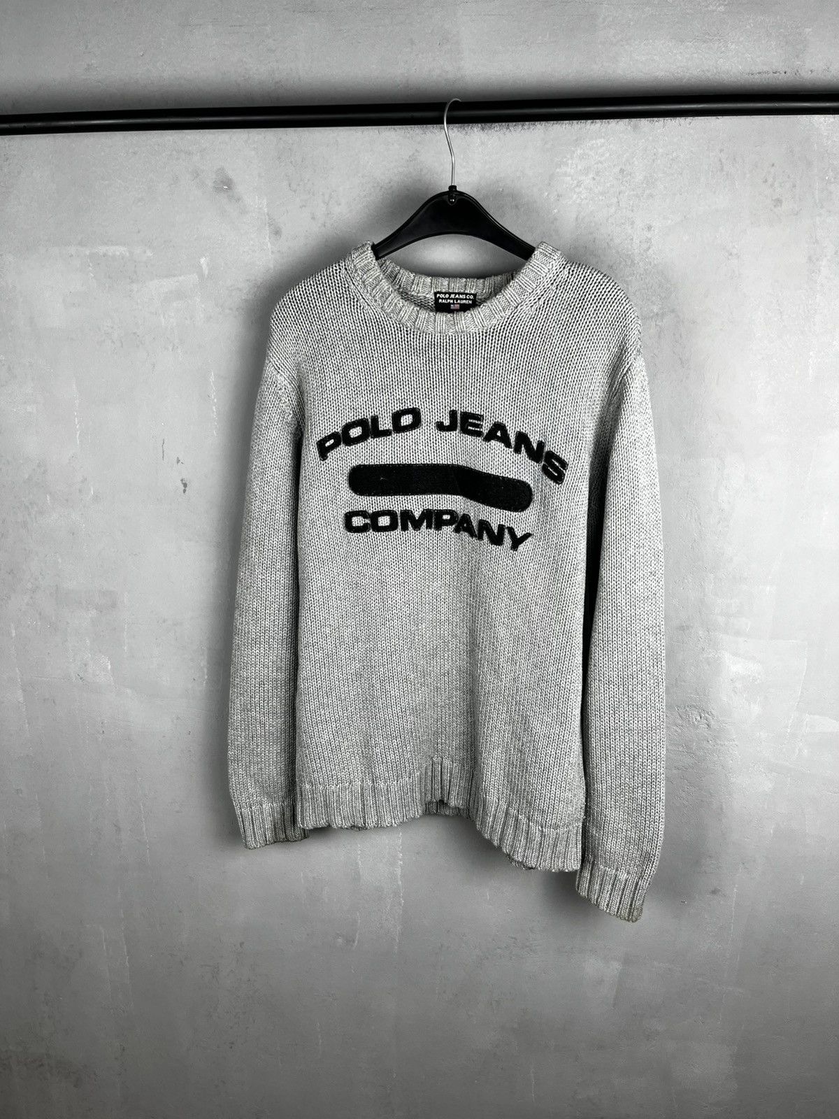 Ralph Lauren Polo Ralph Lauren big logo knit sweater vintage Size US M / EU 48-50 / 2 - 2 Thumbnail