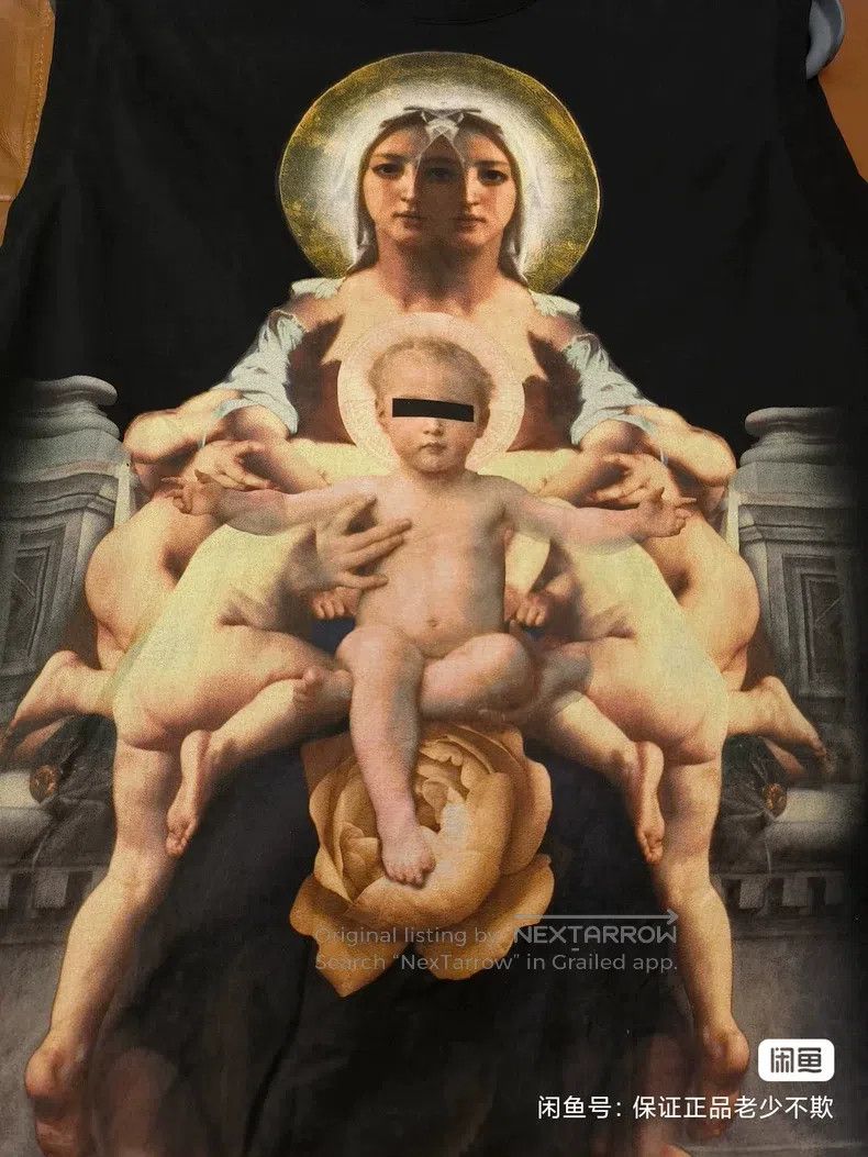 Givenchy Givenchy Black Madonna print sleeveless T-shirt / vest (ma Size US S / EU 44-46 / 1 - 4 Thumbnail