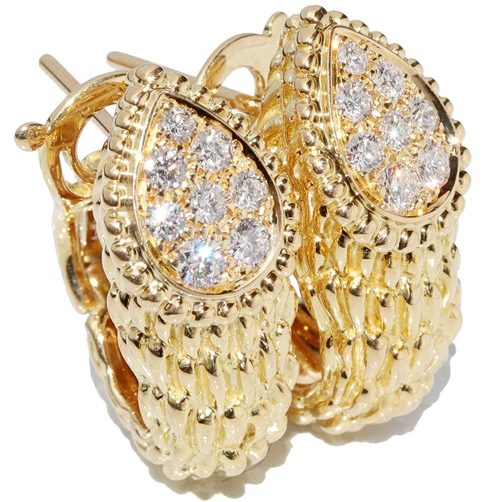 Other Boucheron Boucheron Serpent Bohème Au750 Diamond Earrings Crocodile skin Earrings DUTY FREE for USA Size ONE SIZE - 1 Thumbnail