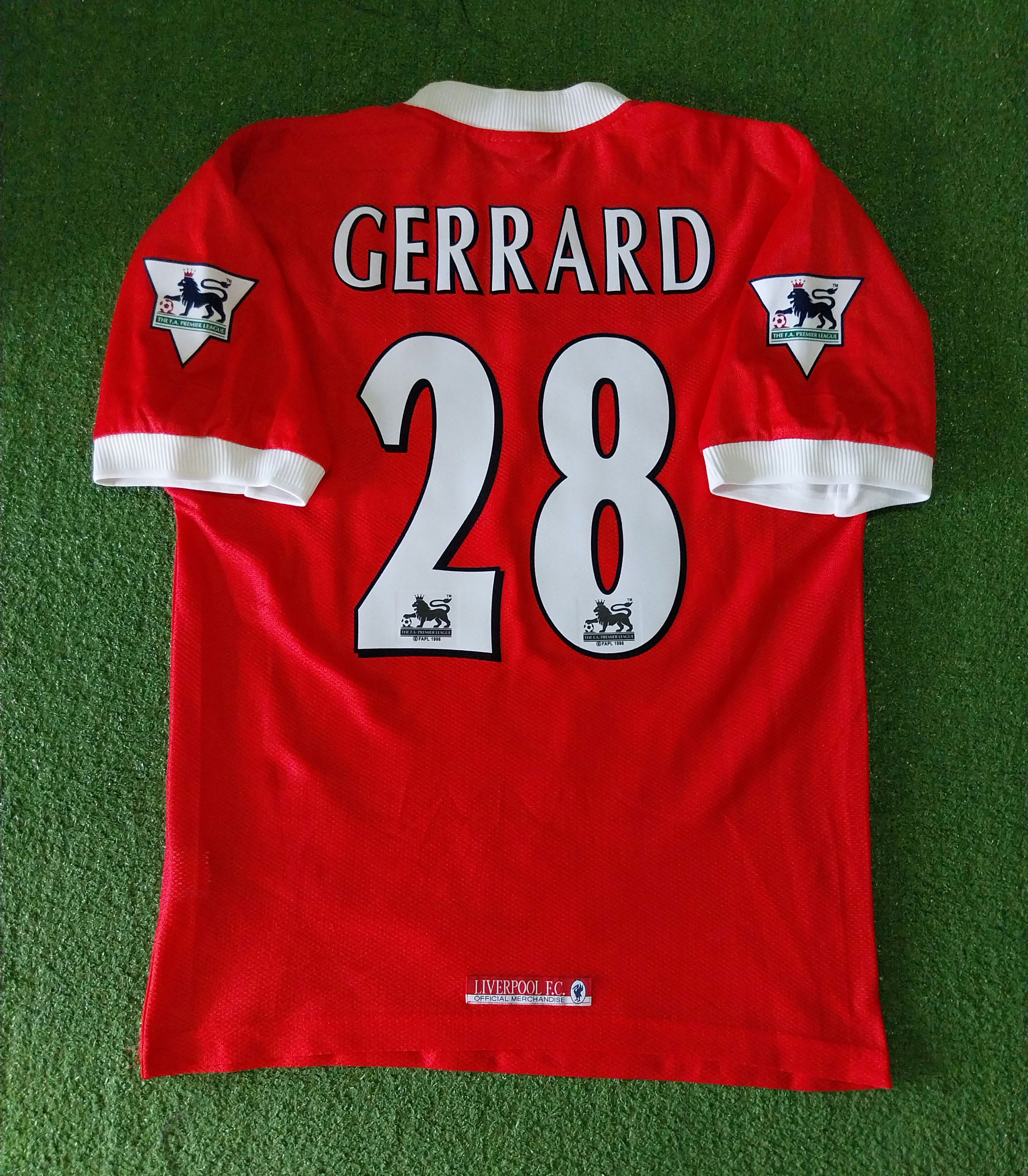 Reebok × Soccer Jersey Liverpool home 1998/1999 debut gerrard jersey ...